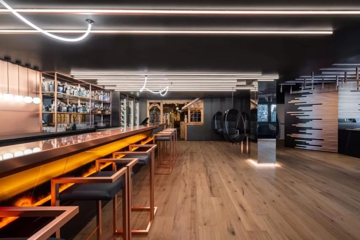 Lounge or bar in Hotel Chalet Al Foss - Adults Only