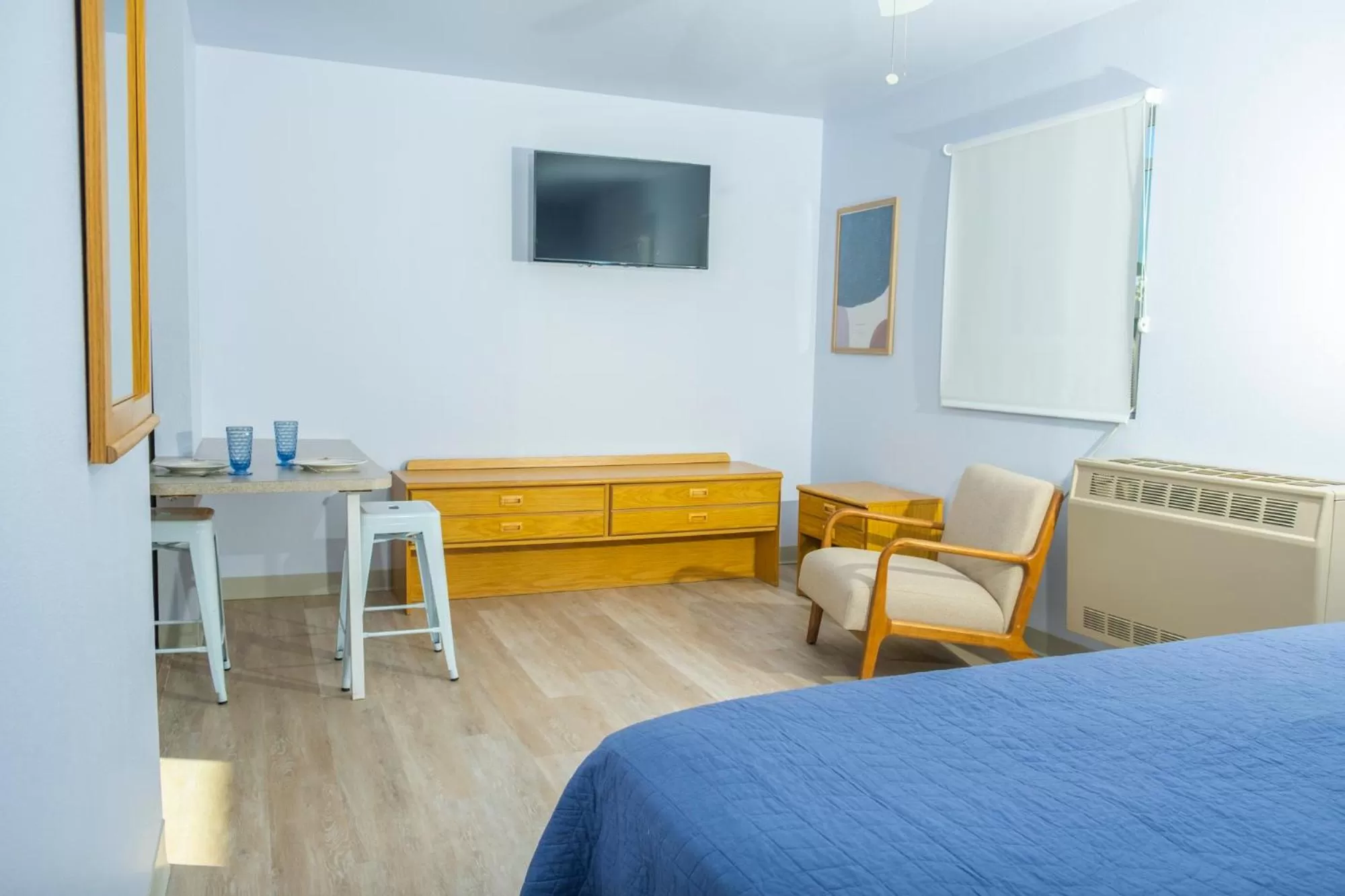 Bed in Dark Sky Suites