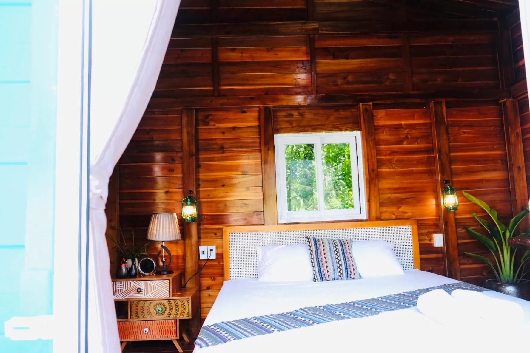 Bed in Trang An Lamia Bungalow