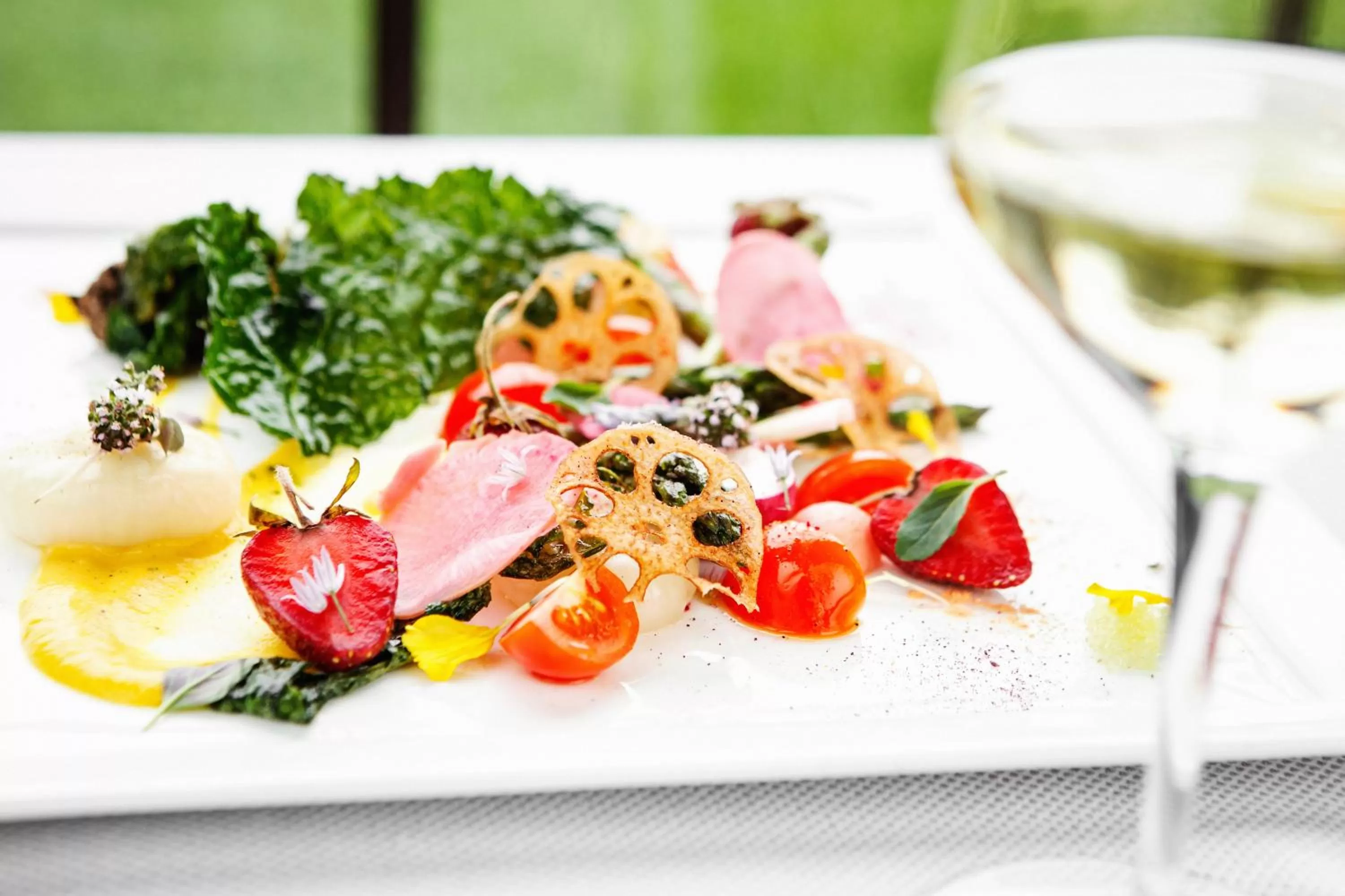 Food close-up in Salamander Resort and Spa