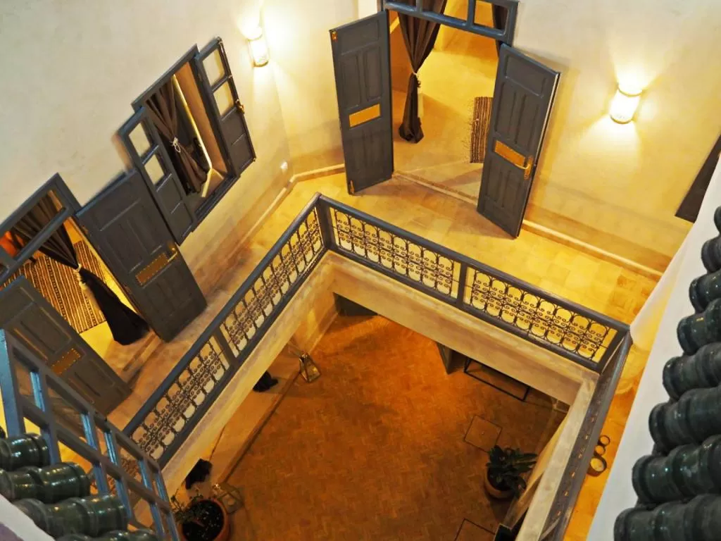 Patio in Riad La Porte de l'oasis