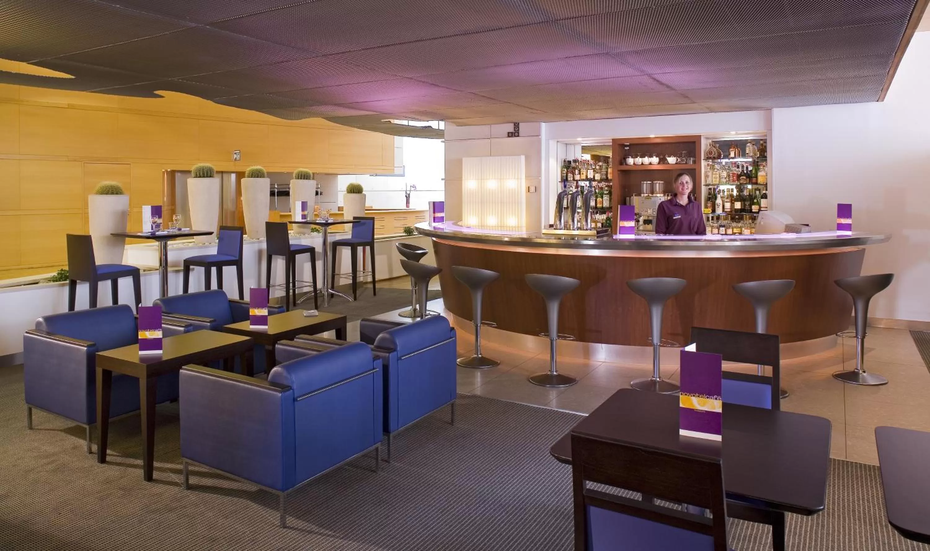 Lounge or bar in Novotel Belfort Centre Atria