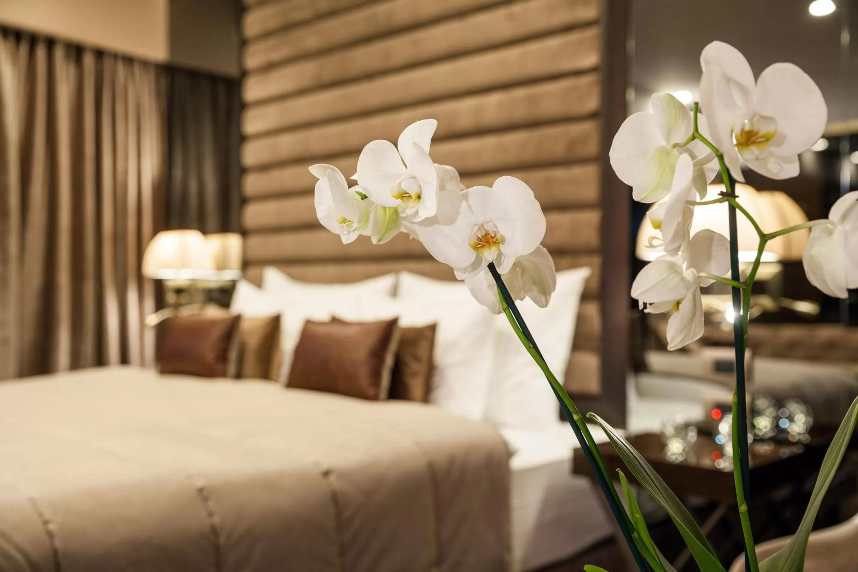 Decorative detail, Bed in SAINT TEN Boutique Hotel, Small Luxury Hotels