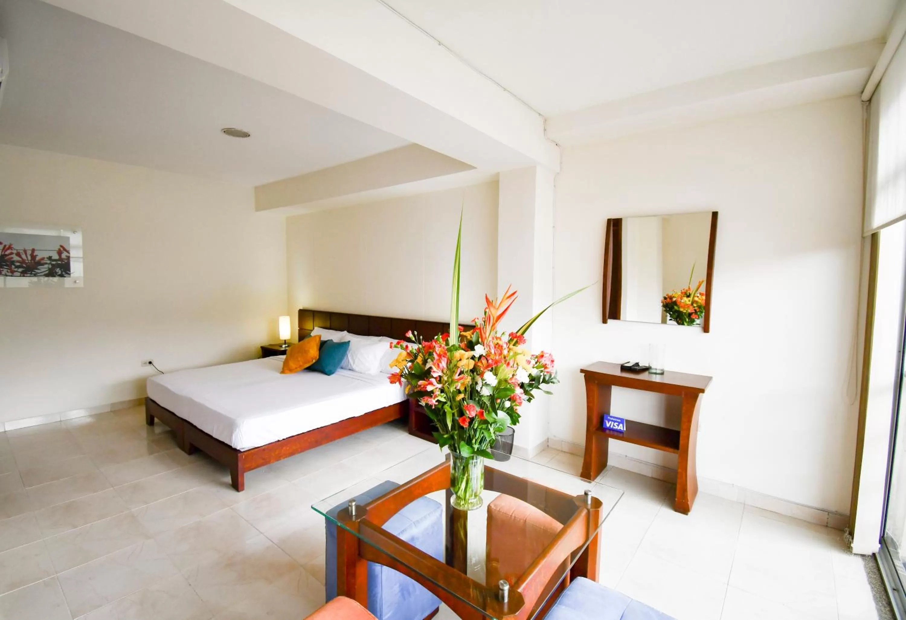 Bed in Hotel Mónaco Armenia