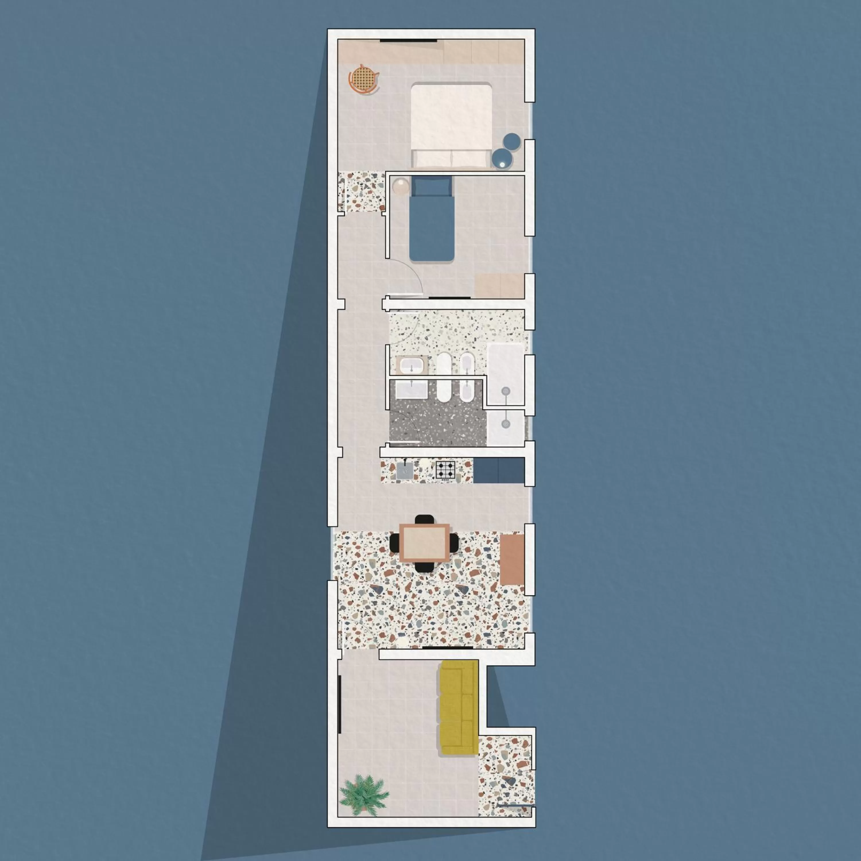 Floor plan in Living u HomeSuites