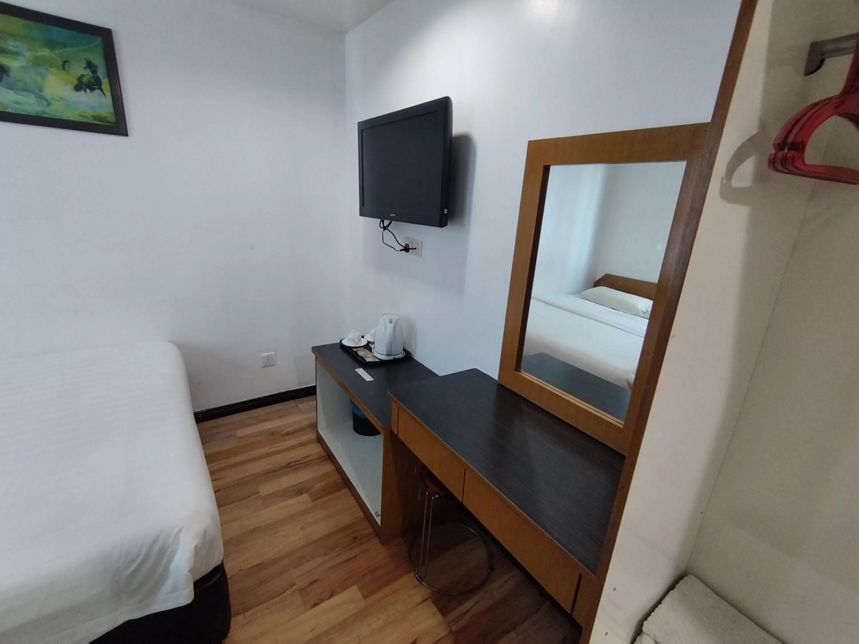 Bed in Marine Bay Hotel