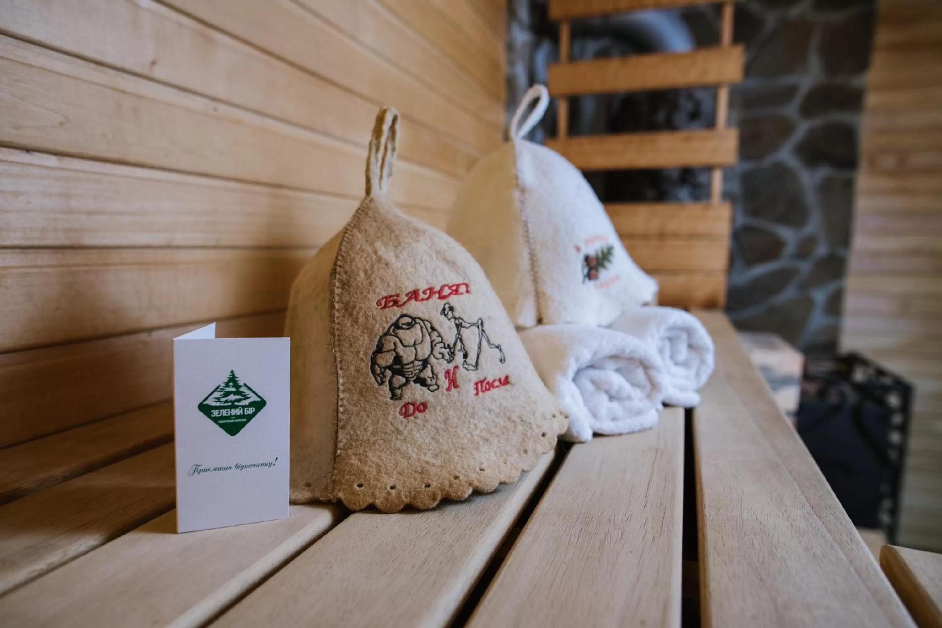 Sauna in Zelenyy Bir