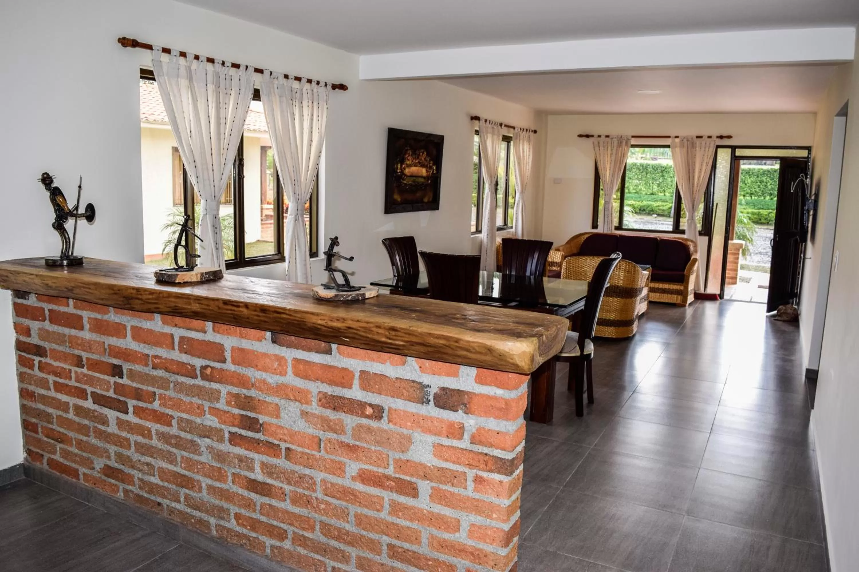 Living room in La Victoria Hotel Campestre