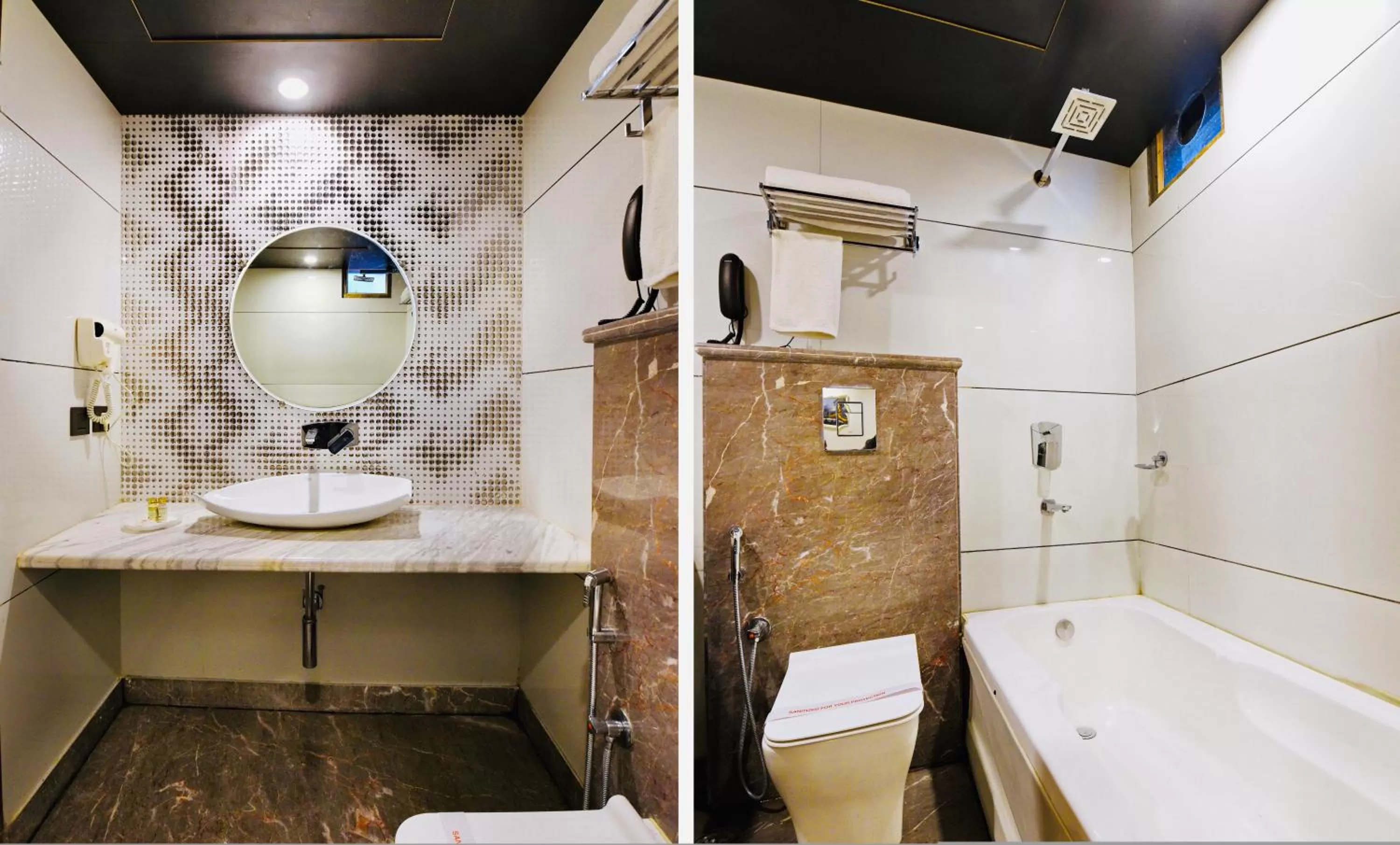 Bathroom in Hotel Blue Pearl - Free Airport Pick up