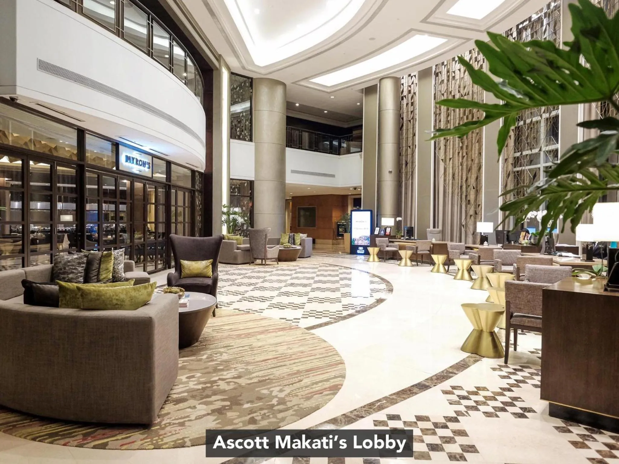 Lobby or reception in Ascott Makati
