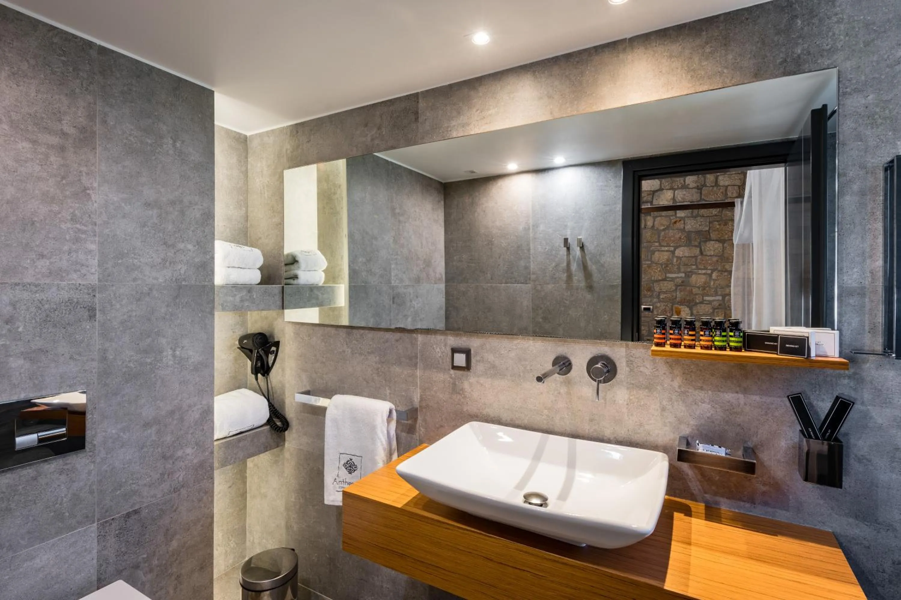 Shower in Anthemion Suites and Villas