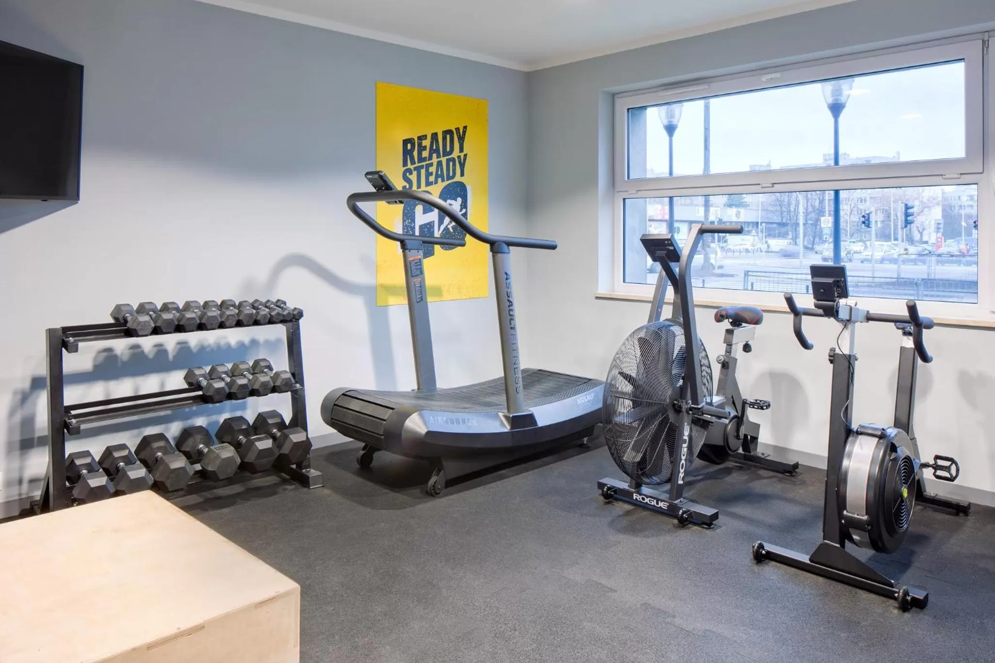 Fitness centre/facilities in o3Hotel