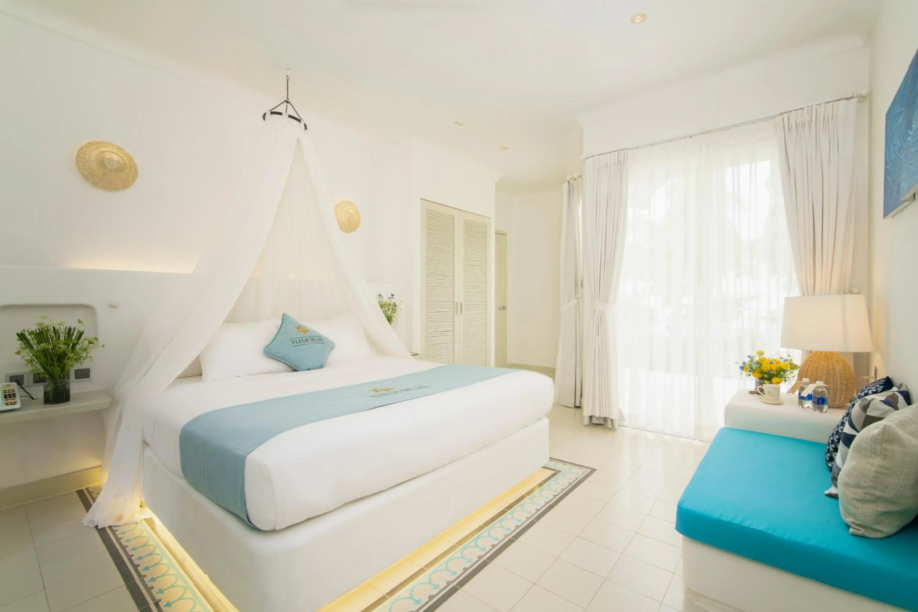 Bed in Fleur de Lys Resort & Spa Long Hai