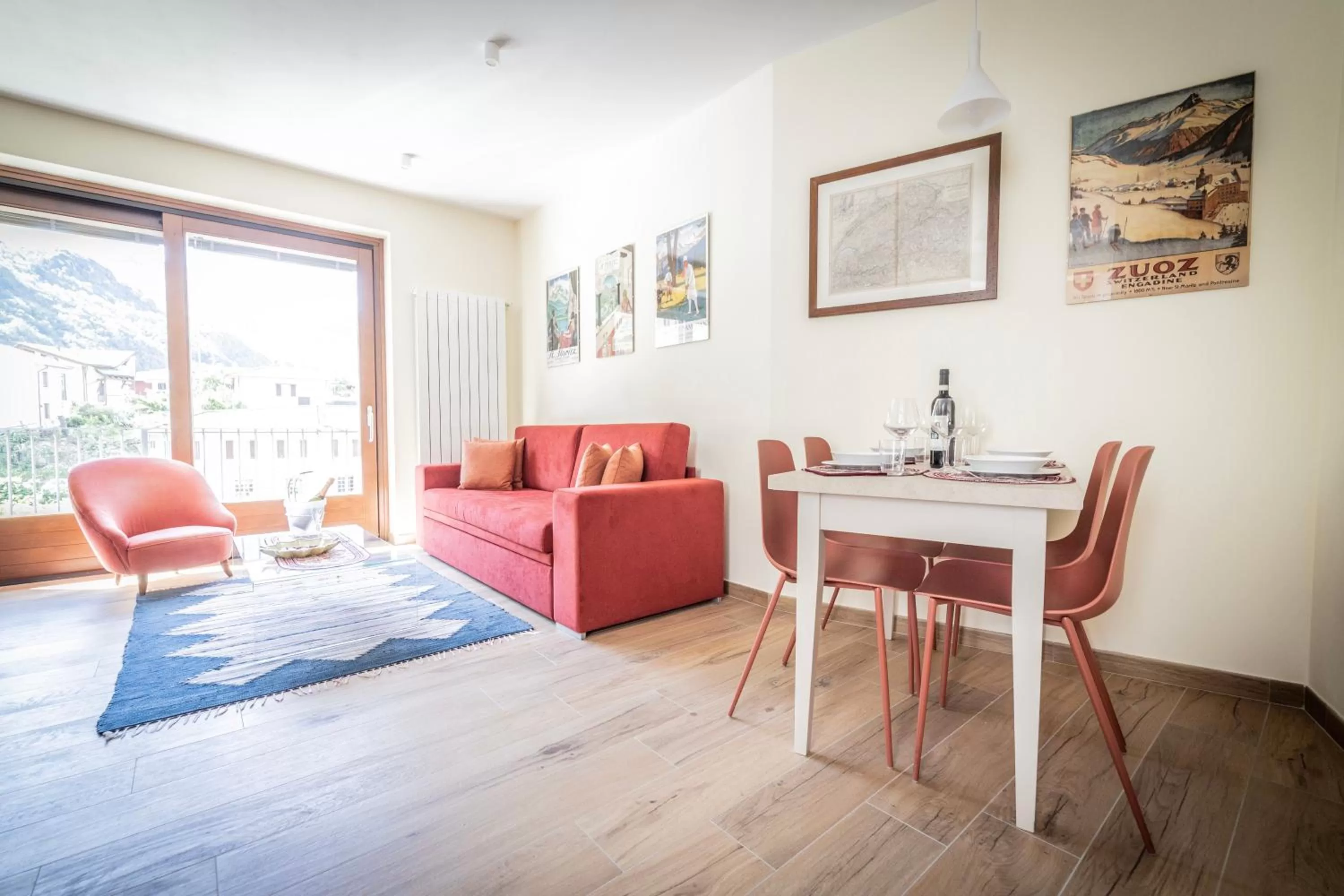 Dining area in La Casa sul Fiume