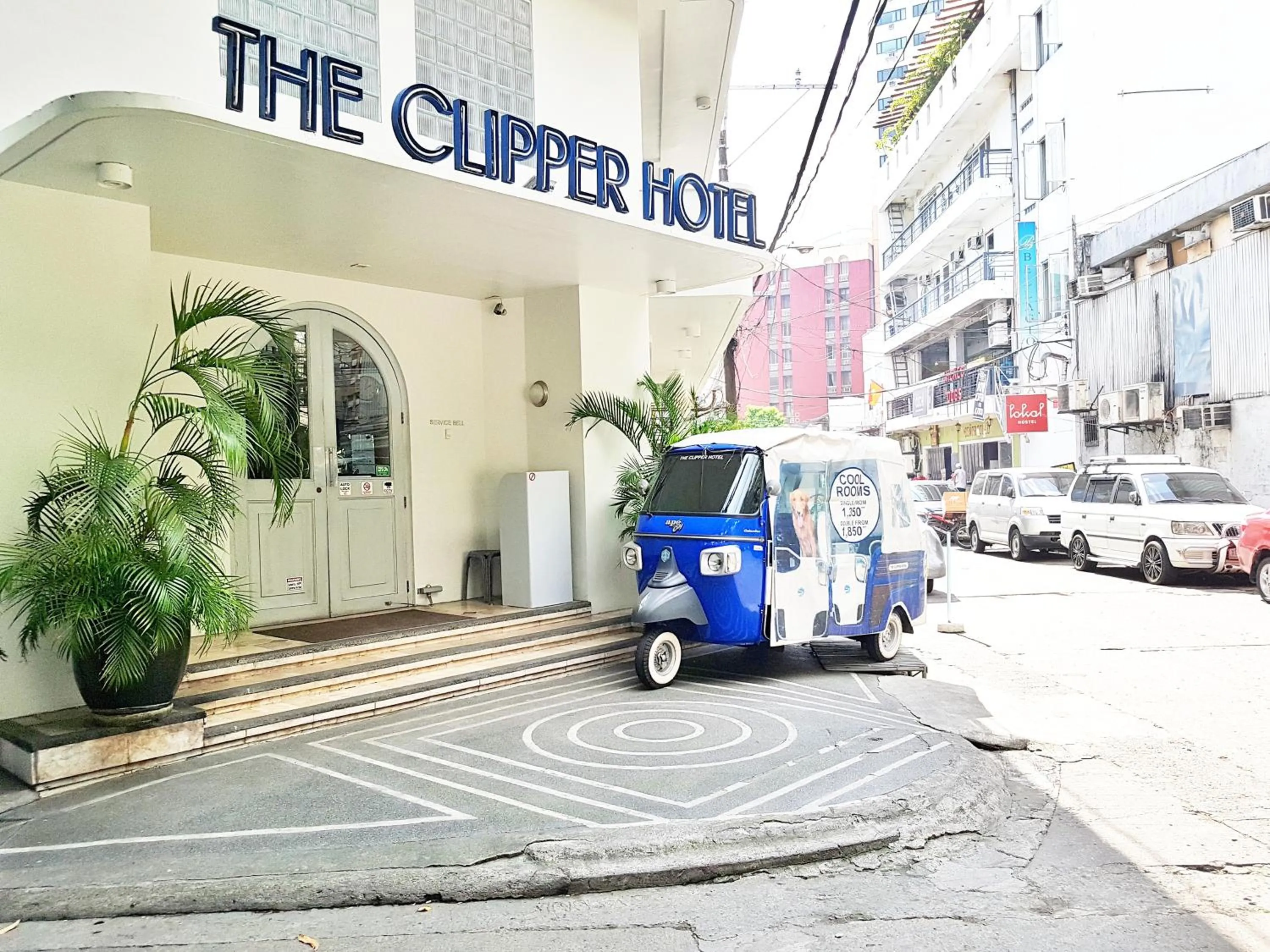 Facade/entrance in The Clipper Hotel, Poblacion Makati