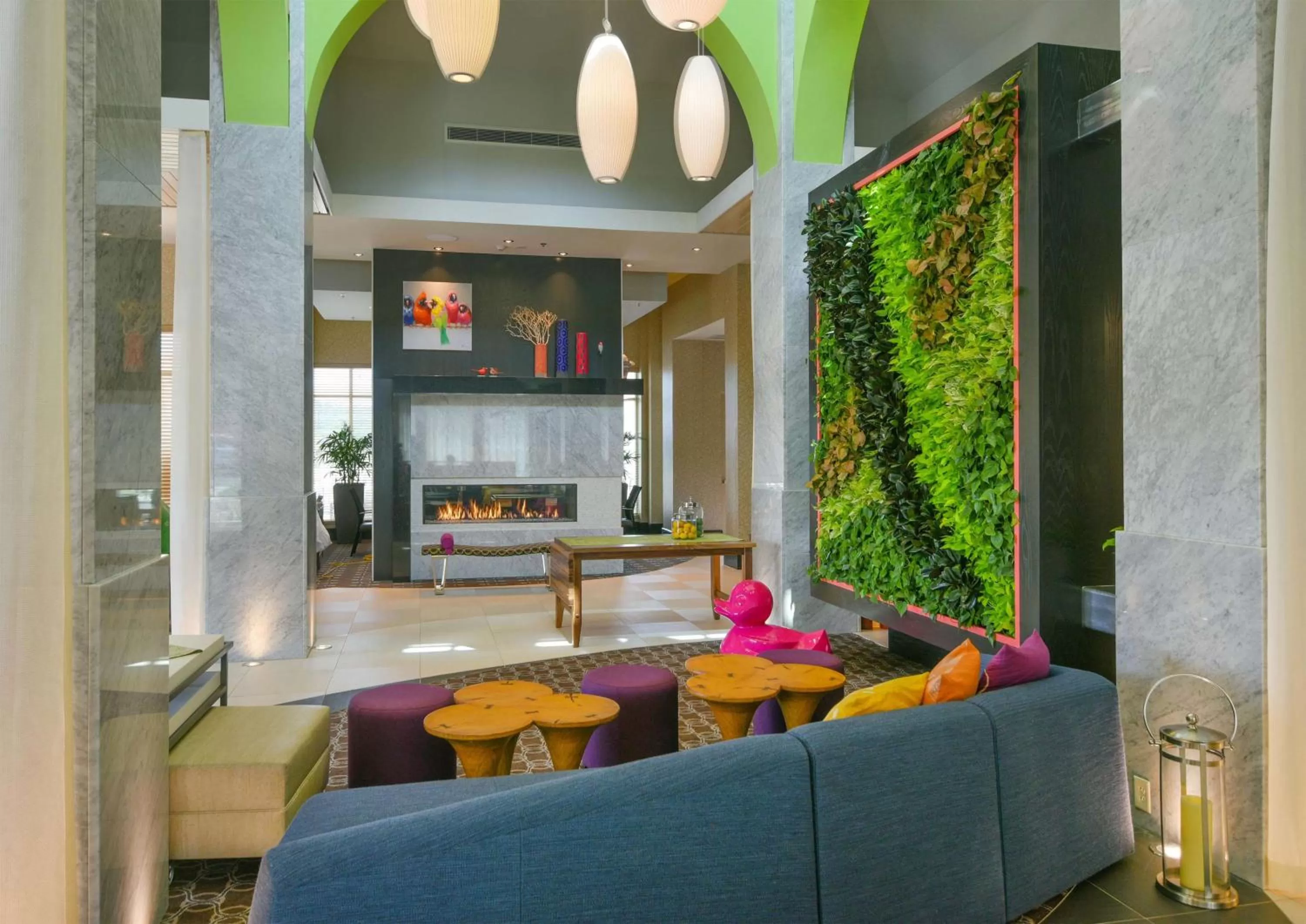 Lobby or reception in Hilton Garden Inn Raleigh/Crabtree Valley