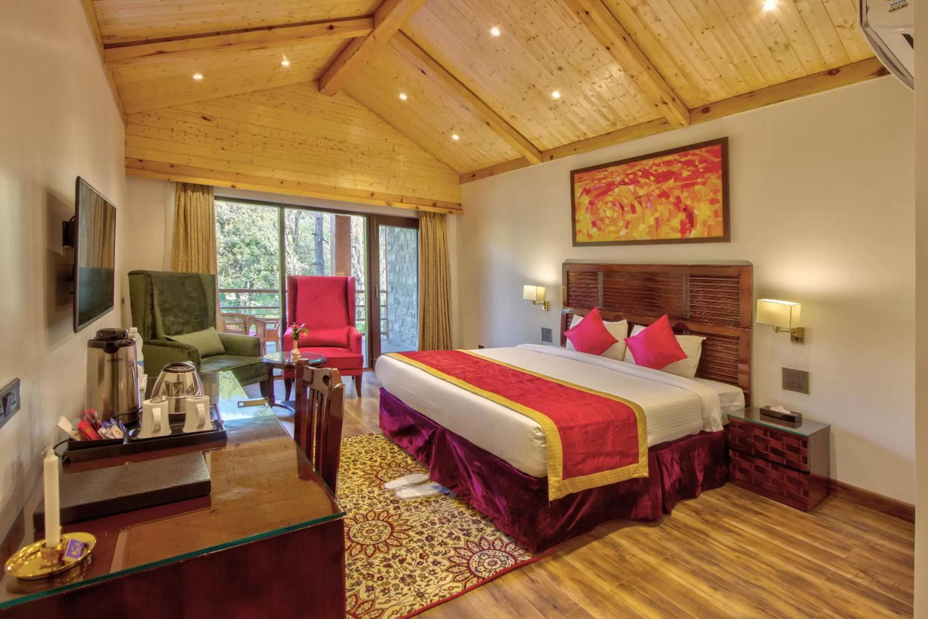 Bedroom, Bed in Span Resort and Spa, Manali