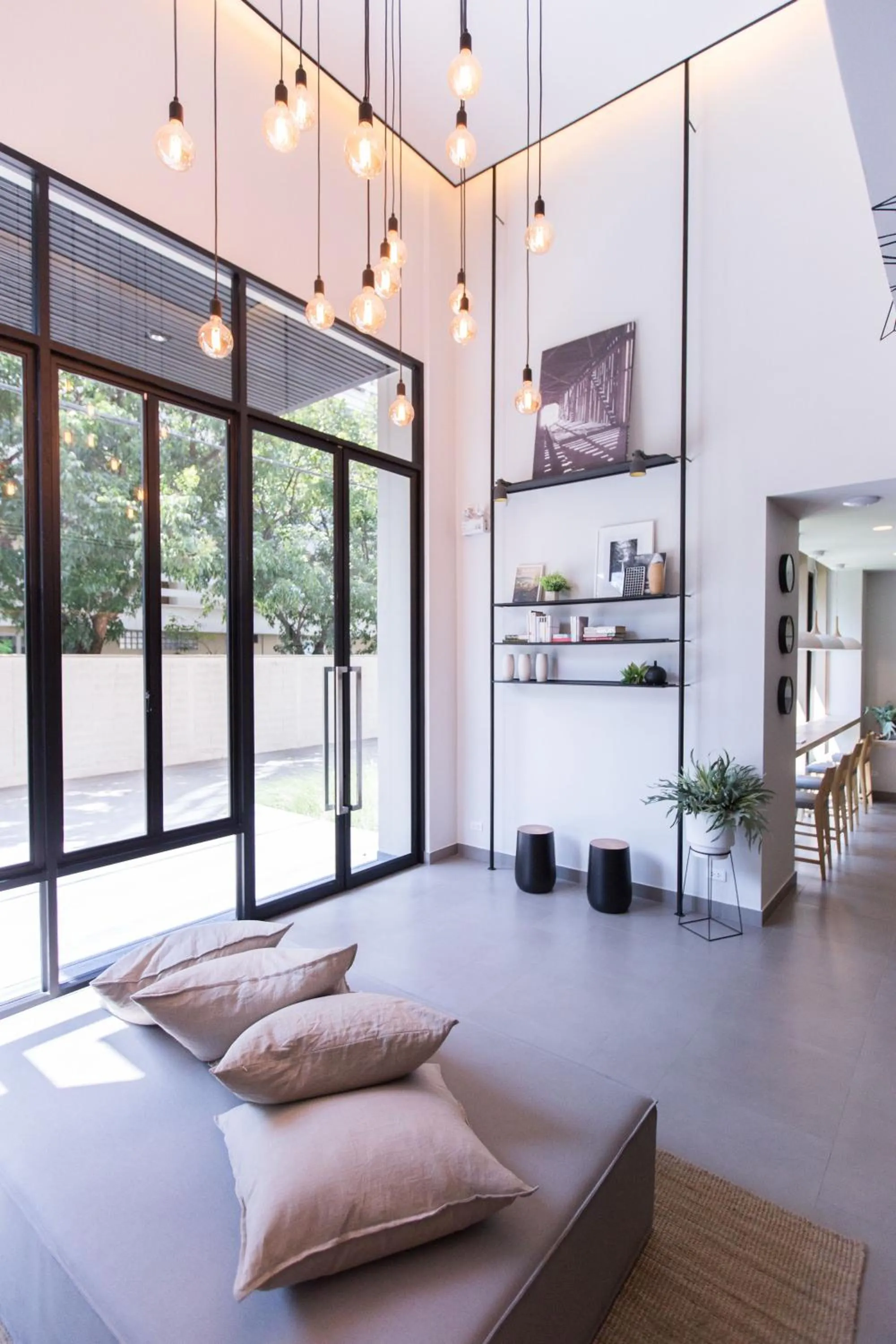 Lobby or reception, Bed in The Journey Hotel Laksi