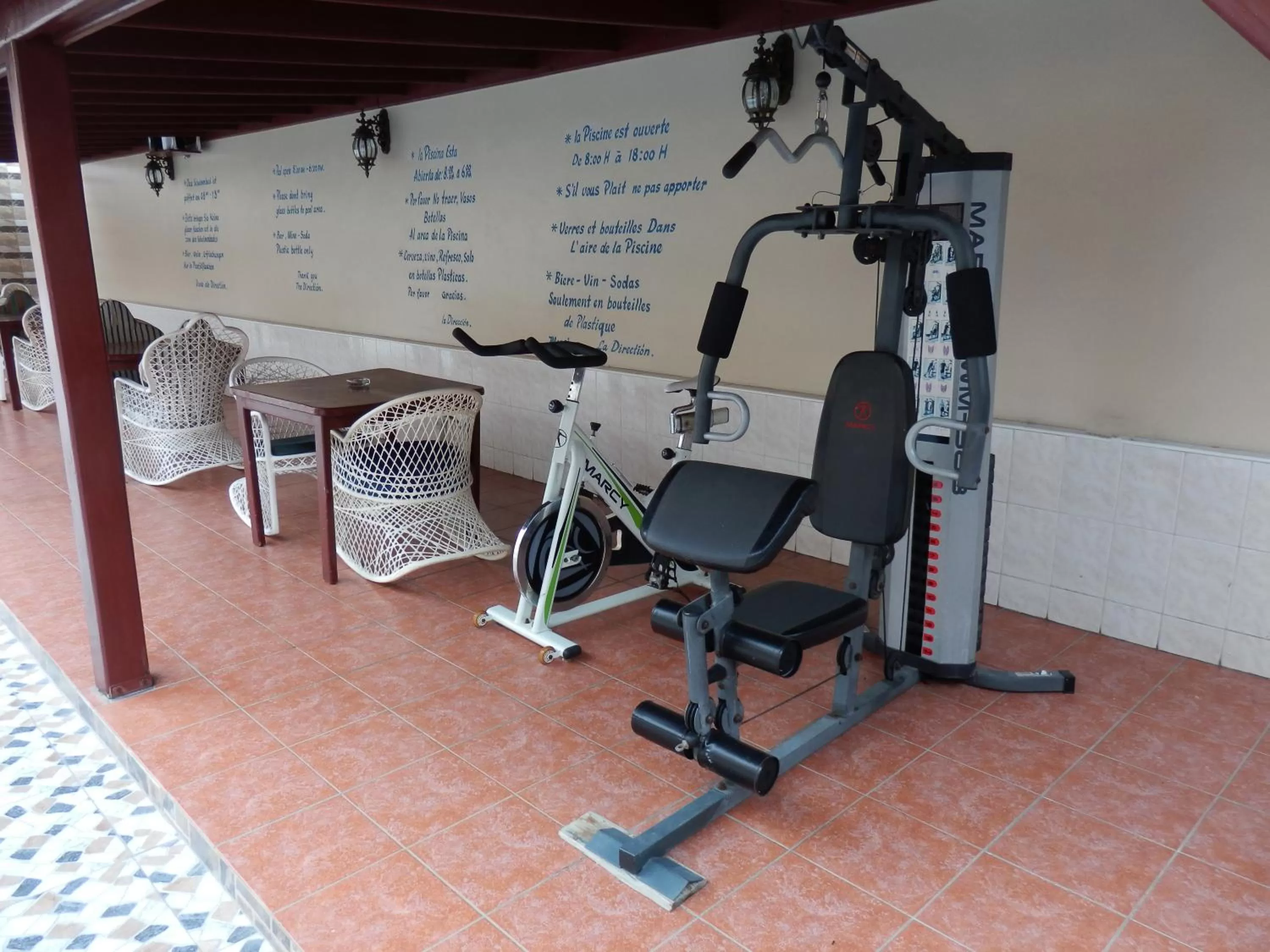 Fitness centre/facilities in Hotel Garant & Suites