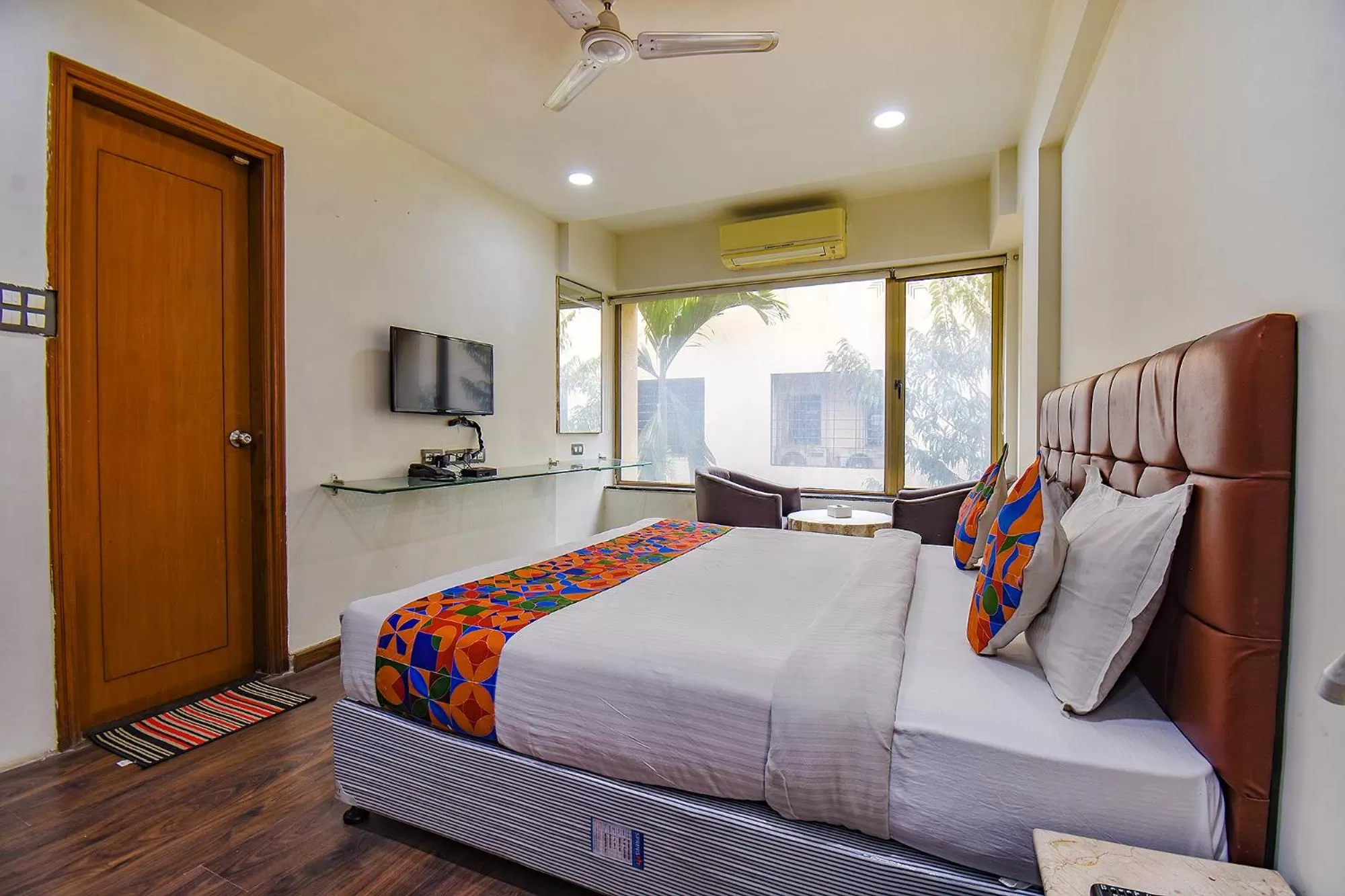 Bed in FabHotel SR Wakad - Nr Mall of Millenium