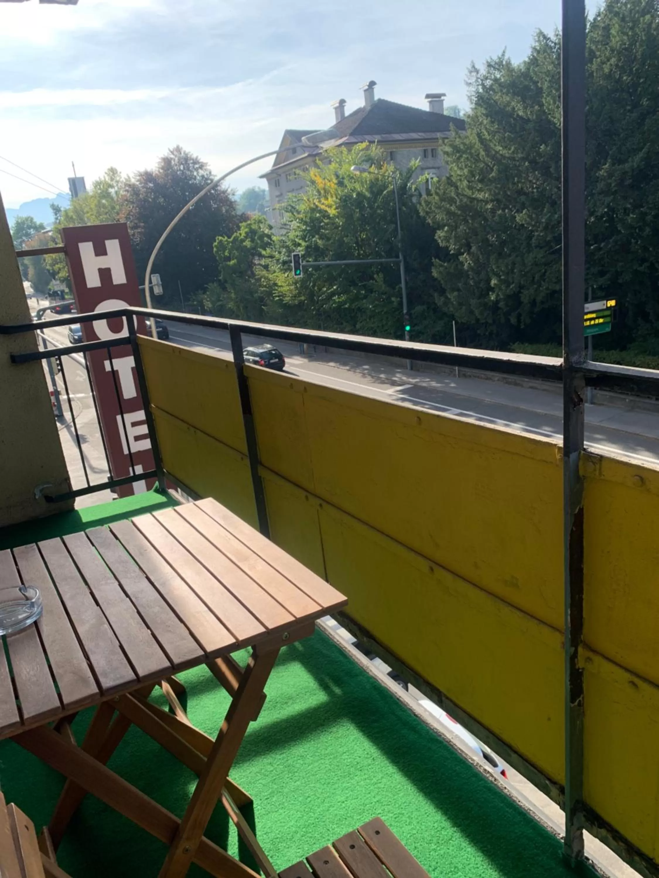 Balcony/Terrace in Hotel am Bahnhof