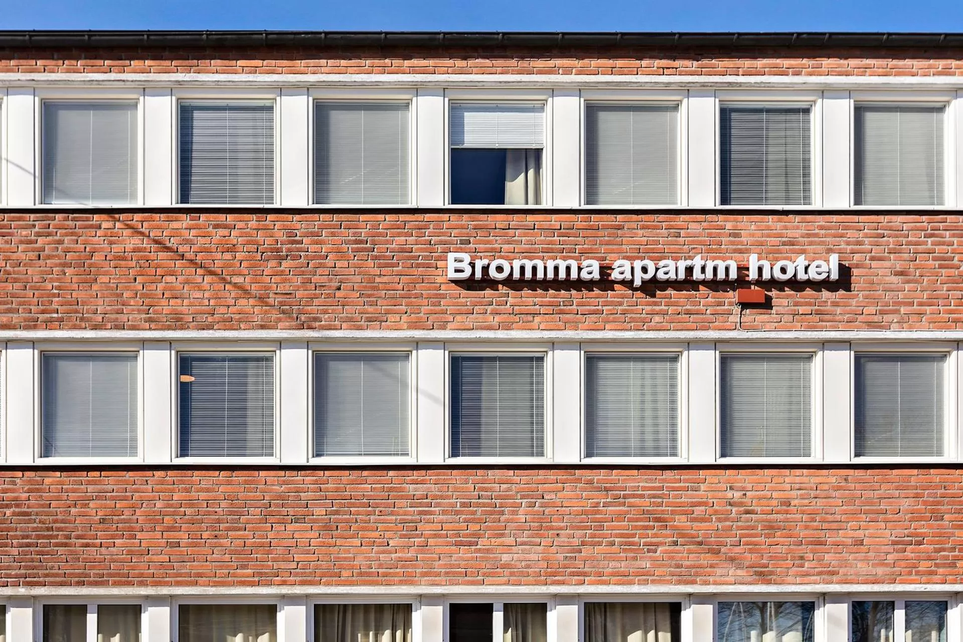 Property building in Sure Hotel Studio by Best Western Bromma