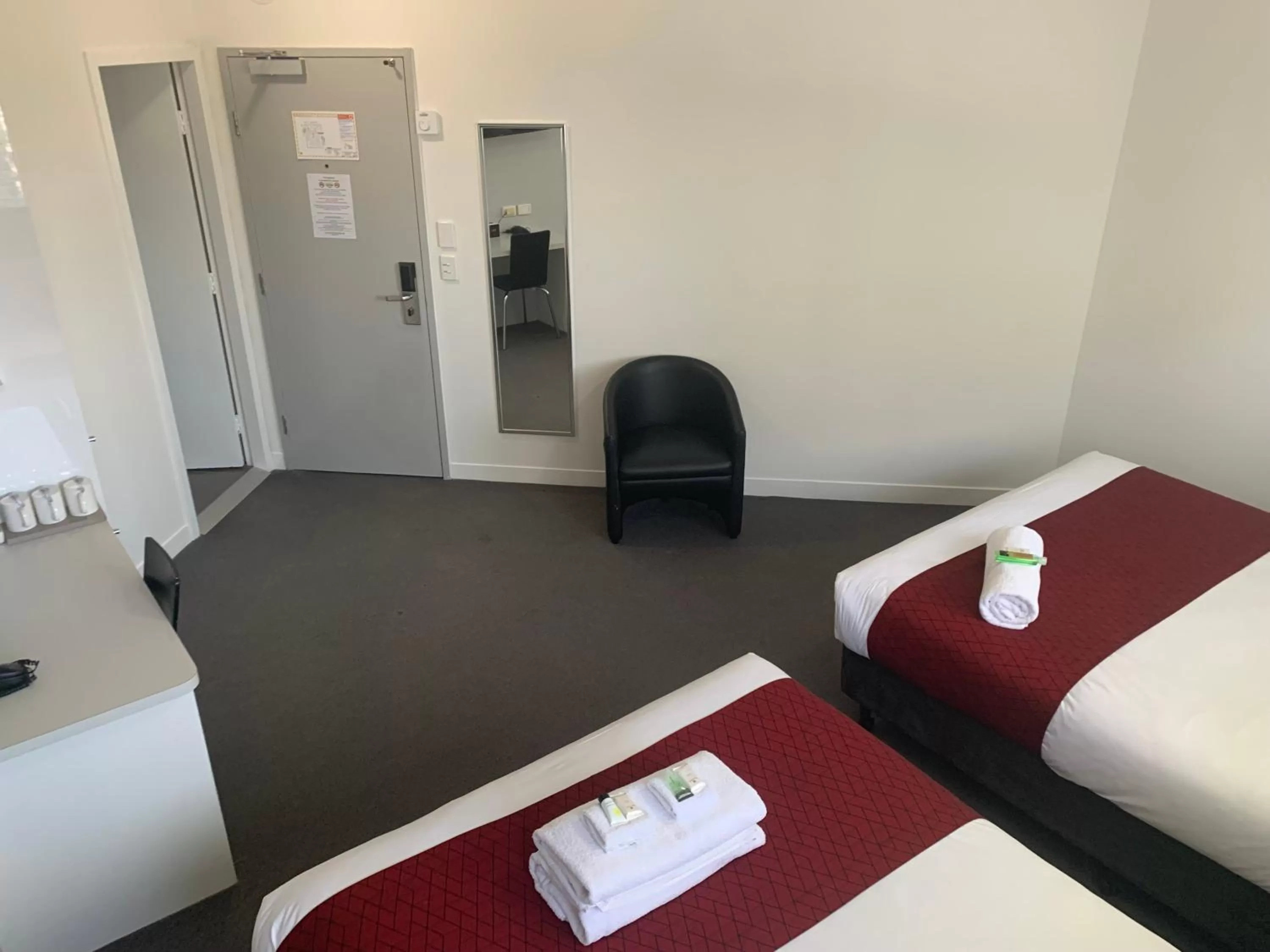 Bed in George Hotel Brisbane, Independent Collection by EVT