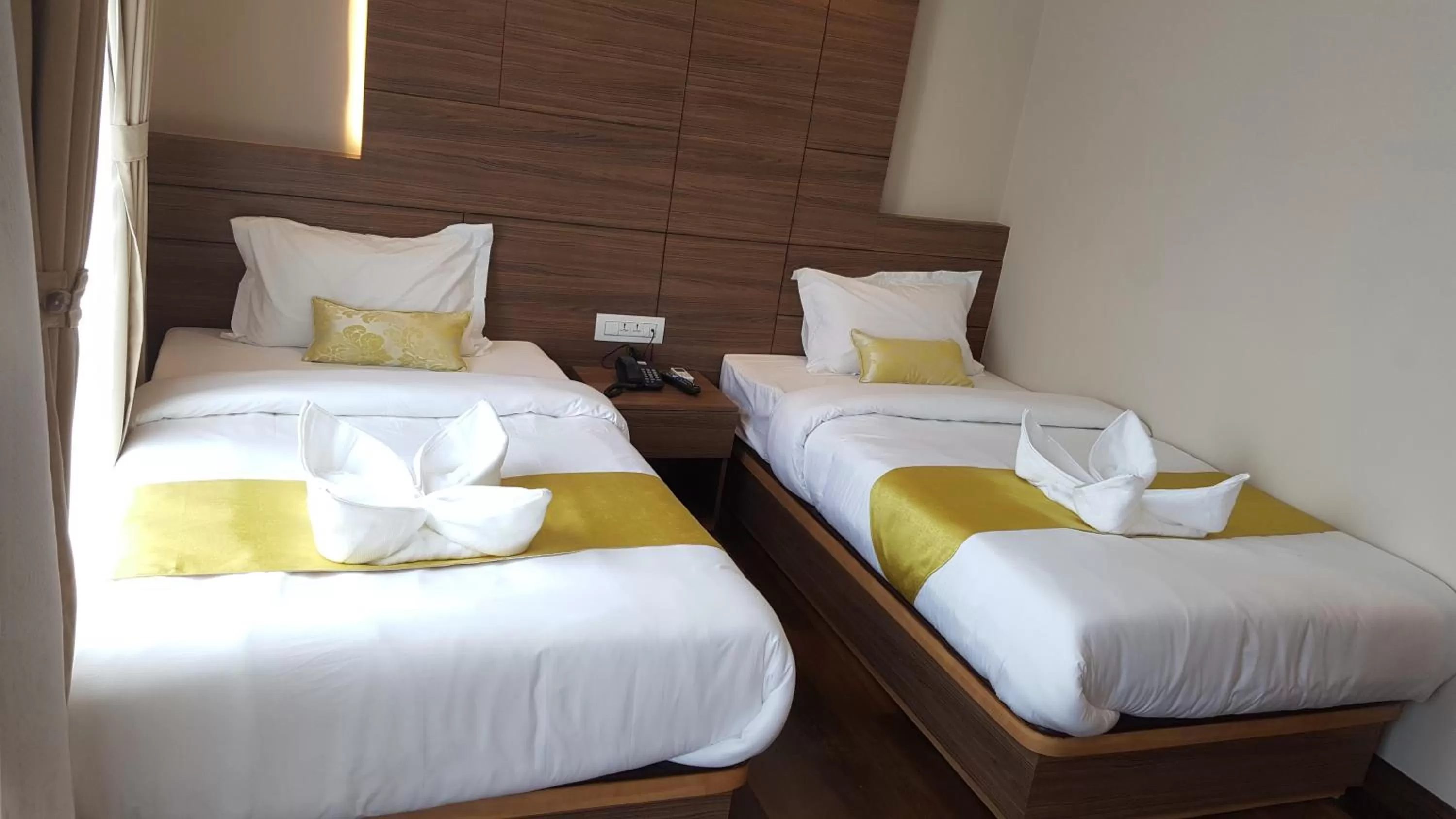 Bed in Hotel Bihani