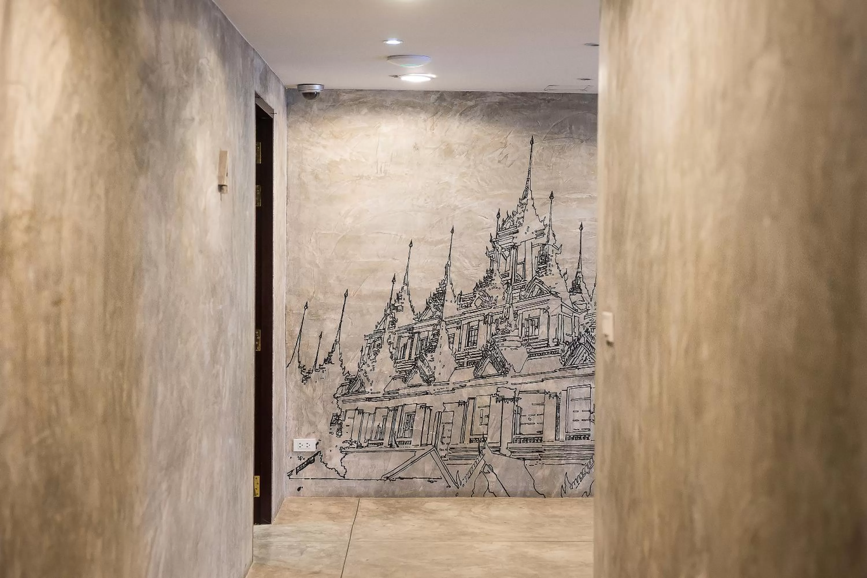 Decorative detail in Buddy Boutique Inn