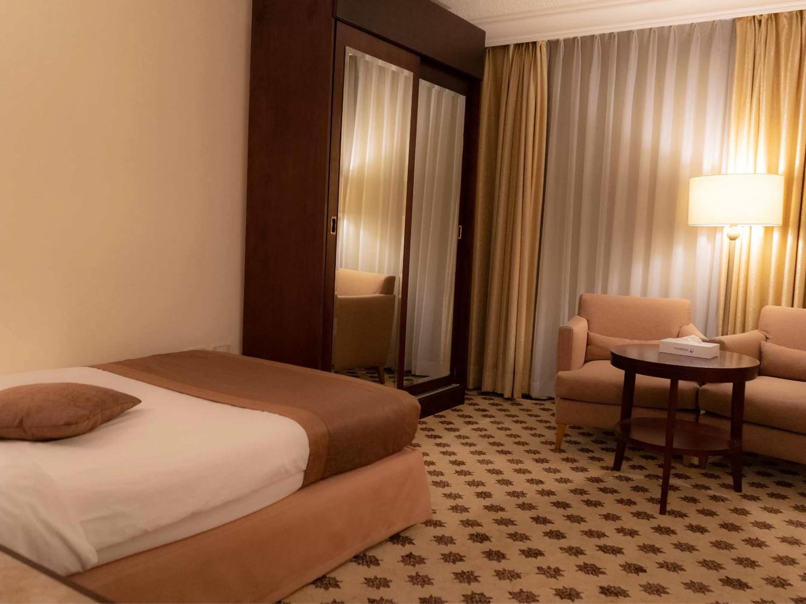 Photo of the whole room, Bed in Arena Space Hotel