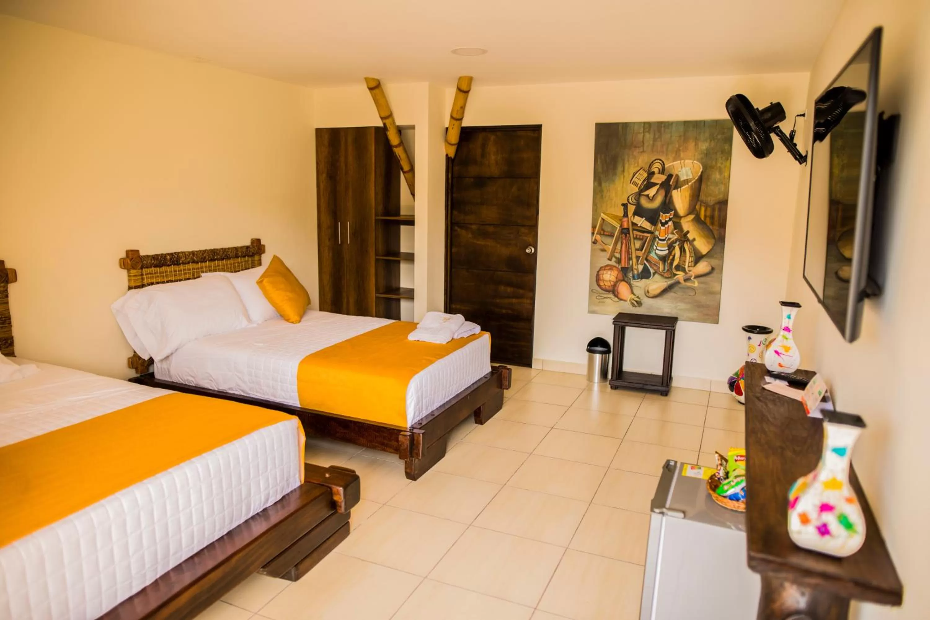 Bed in La Victoria Hotel Campestre