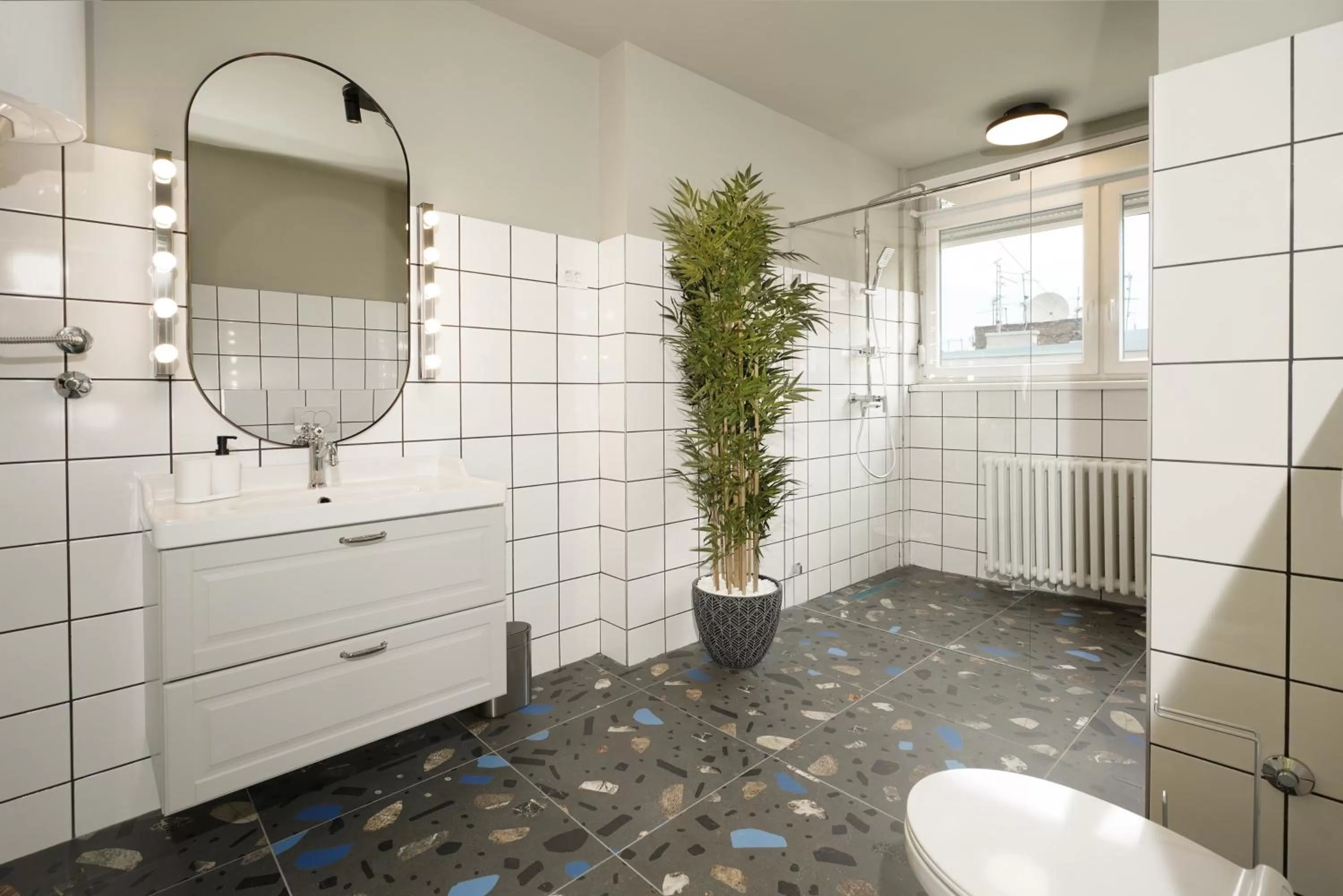 Shower, Bathroom in Tulum Apart Center Belgrade