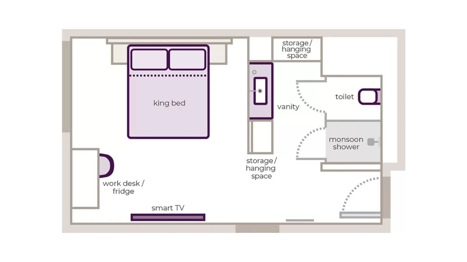 Floor plan in YOTEL Istanbul Airport, City Entrance