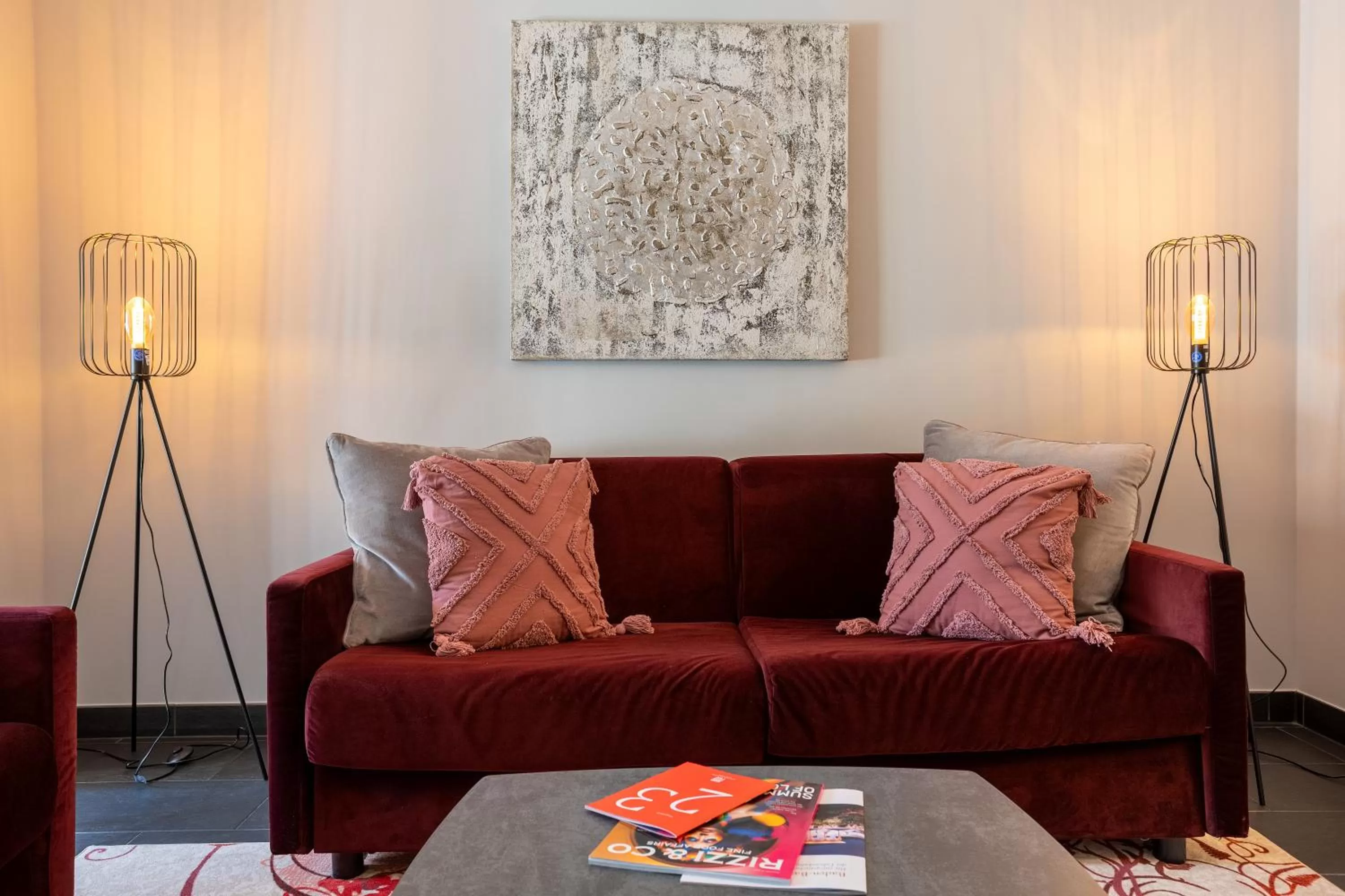 Living room in Batschari Palais Baden-Baden