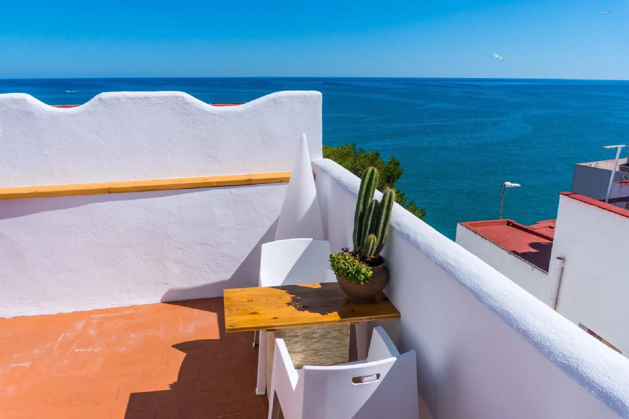 Balcony/Terrace in Blancos Rooms Hotel