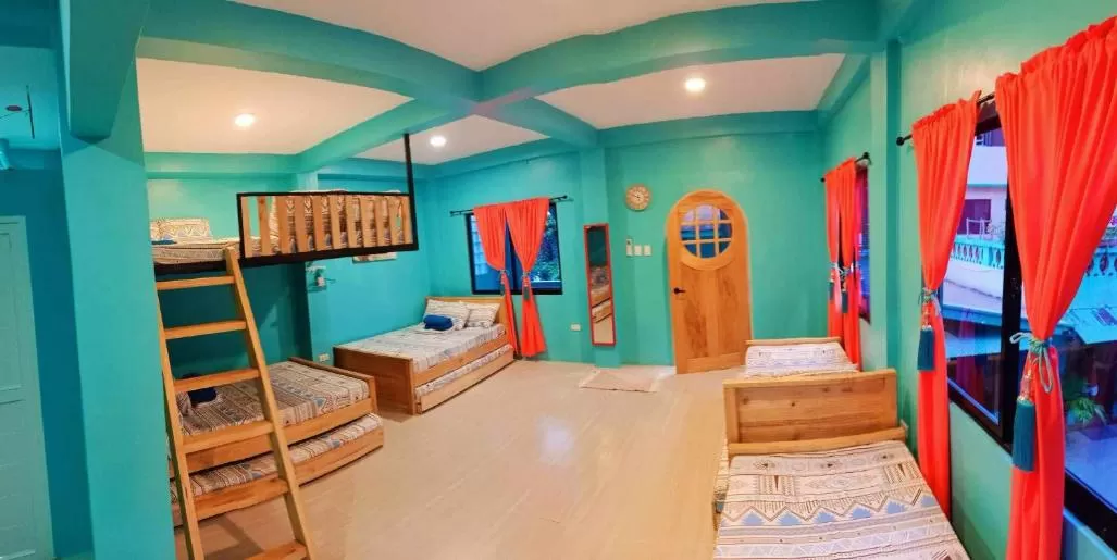 Bed in SmallFry's Beach Resort