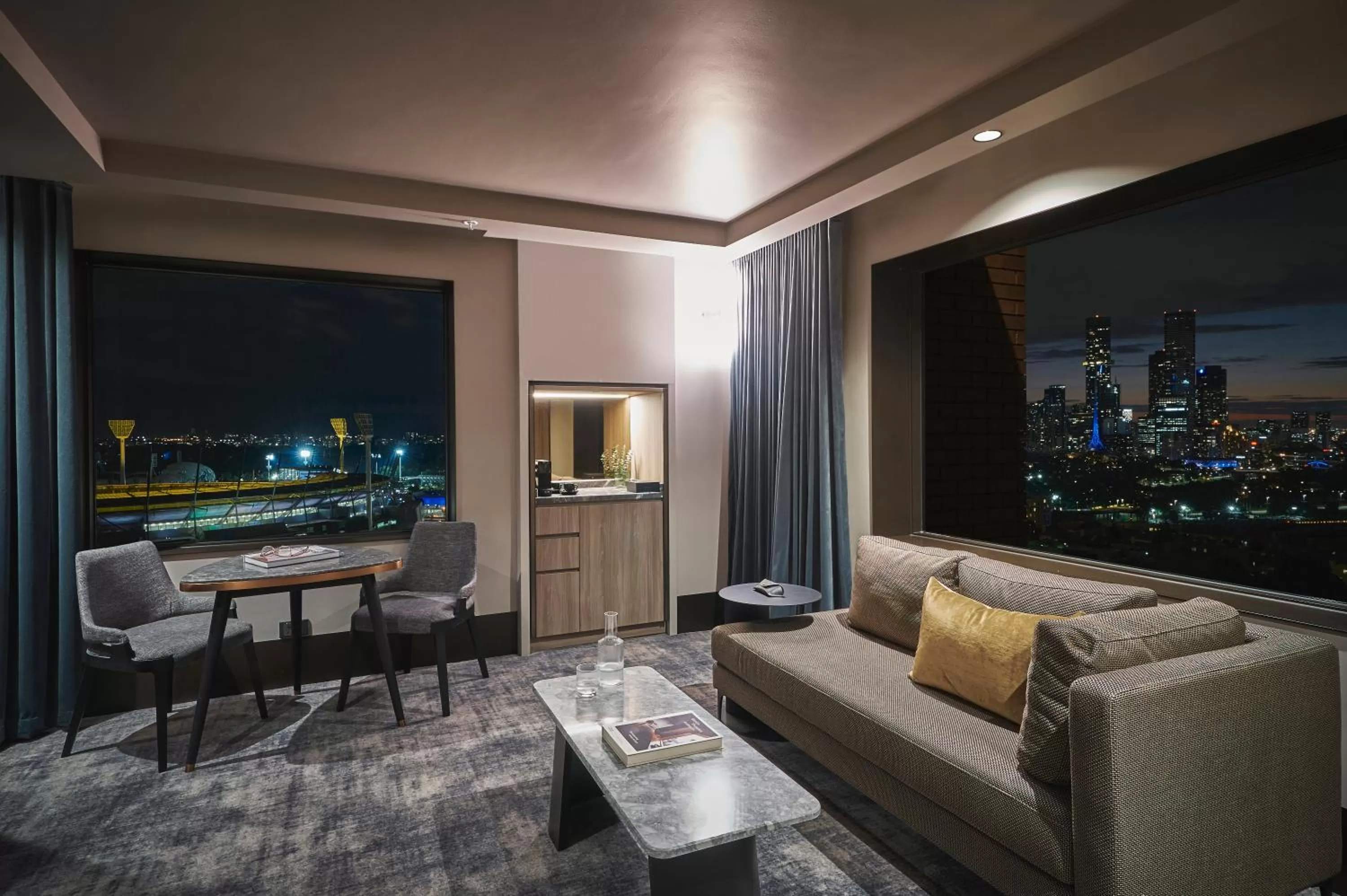 Living room in Pullman Melbourne On the Park