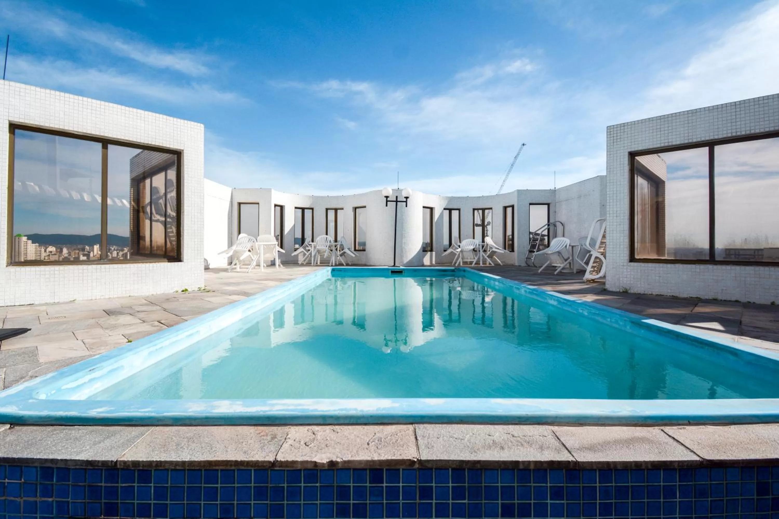 Swimming Pool in Wall Street Apartments by BnbHost