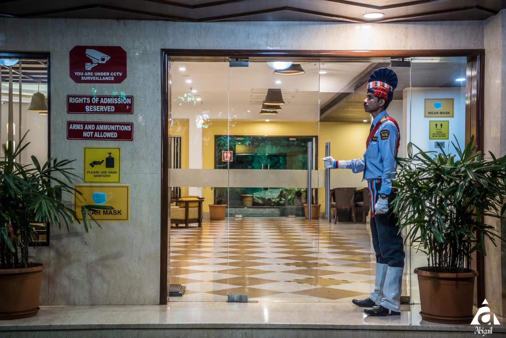 Facade/entrance in Hotel Abigail Goradia's