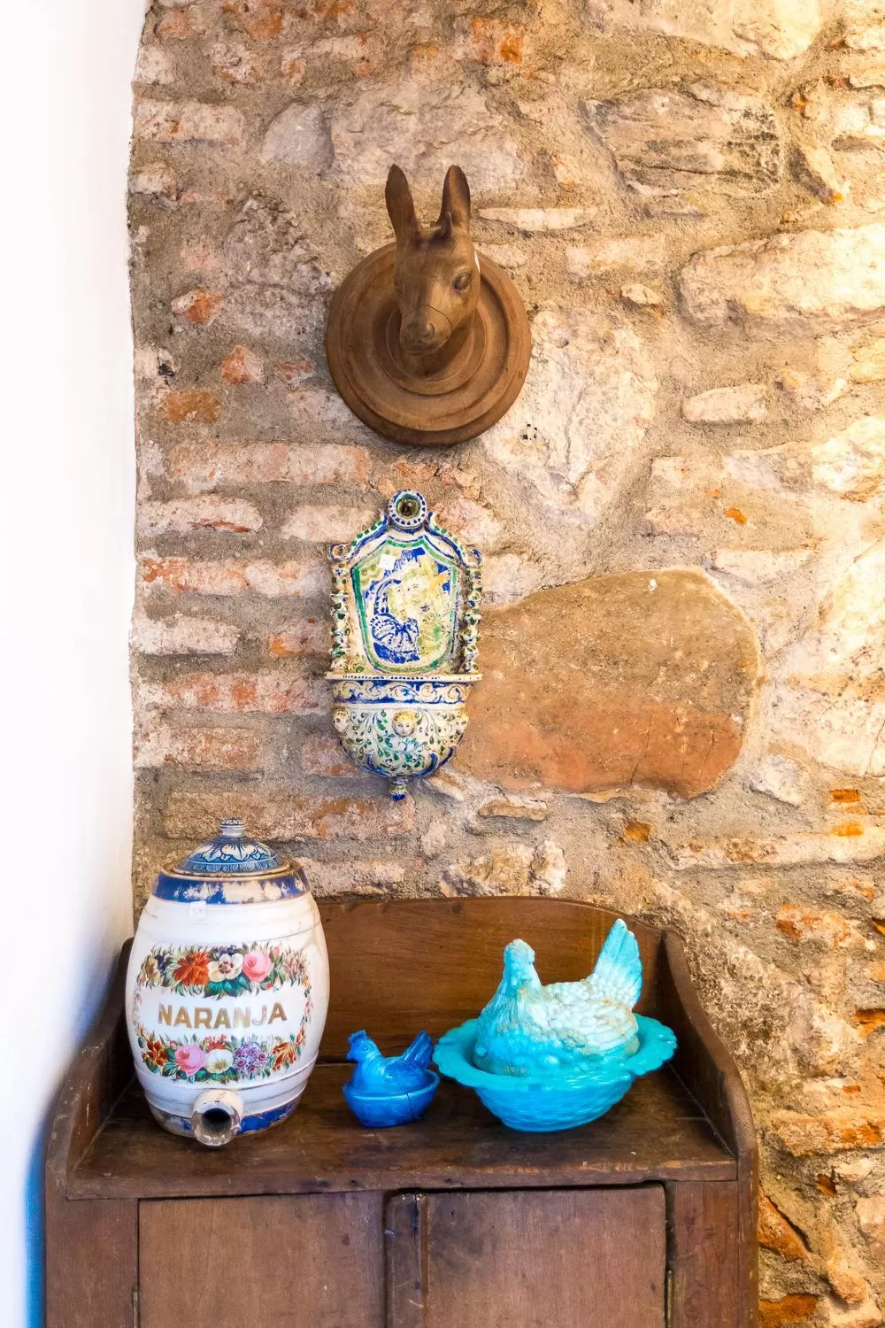 Decorative detail in Virreinato Hotel Boutique