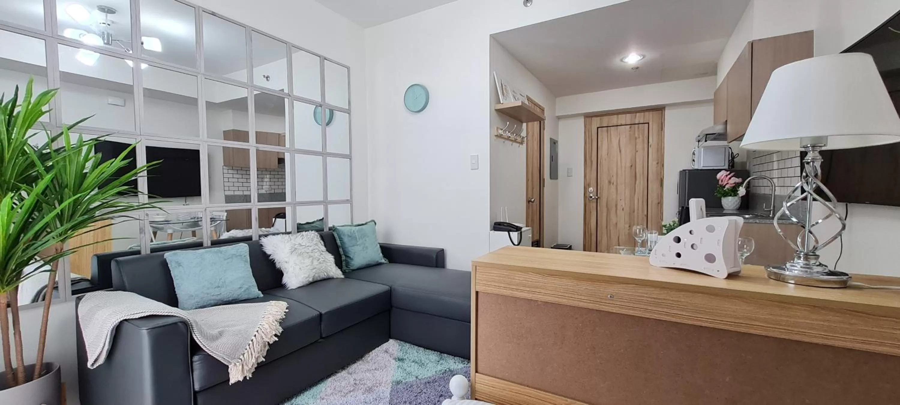 Communal lounge/ TV room in Inspiria Condo Units beside Abreeza Mall Davao