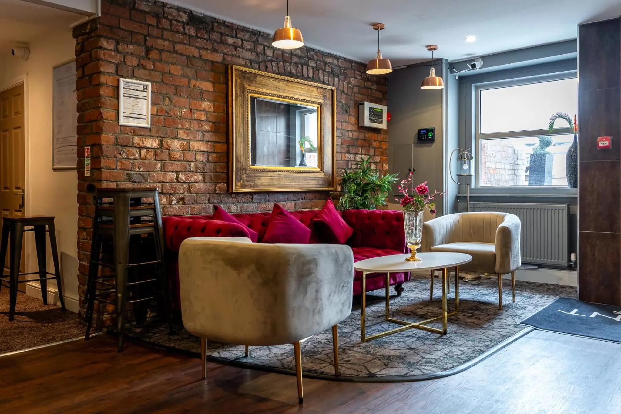 Seating area in Trafford Hall Hotel Manchester, Trademark Collection by Wyndham