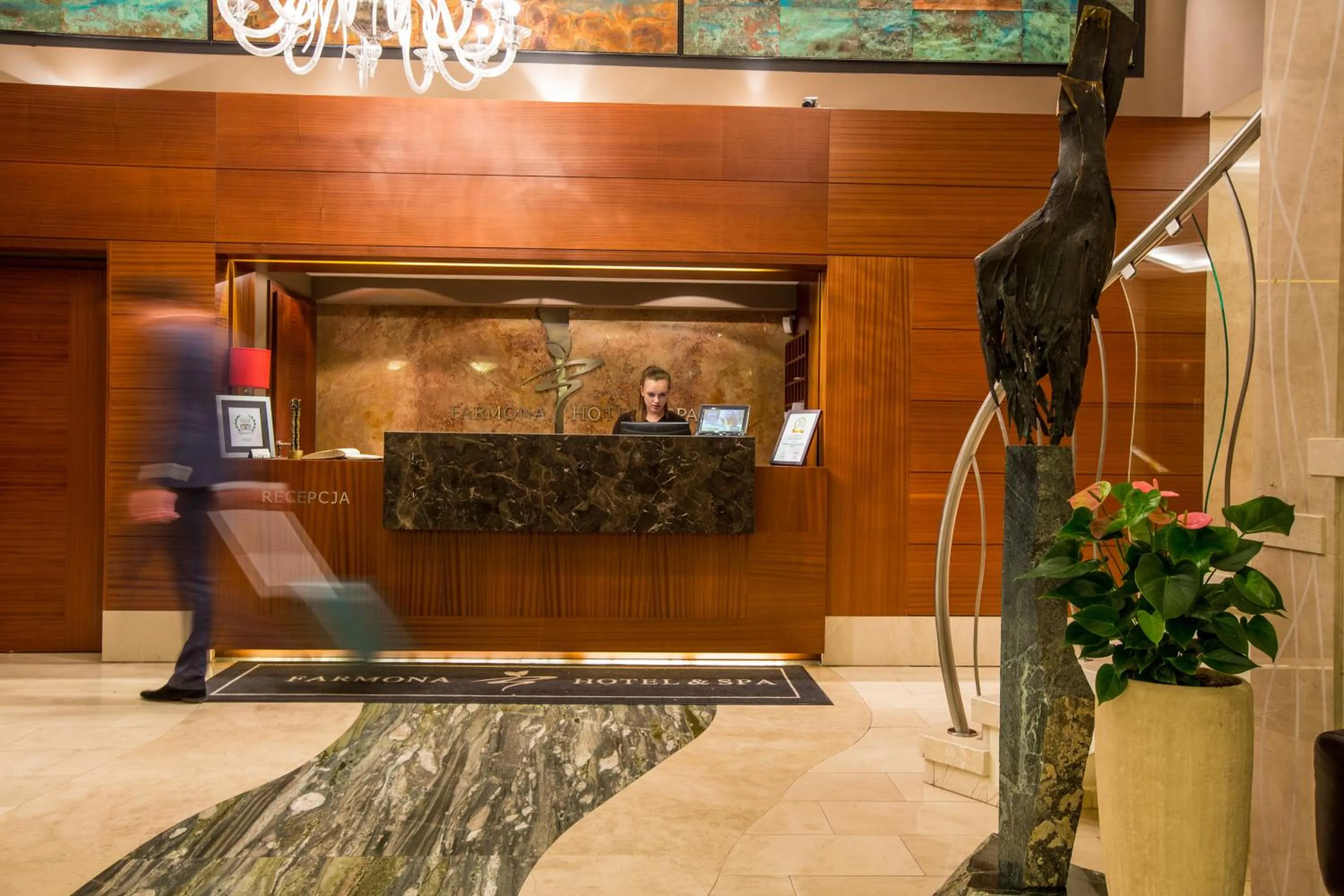 Lobby or reception in Farmona Hotel Business & SPA