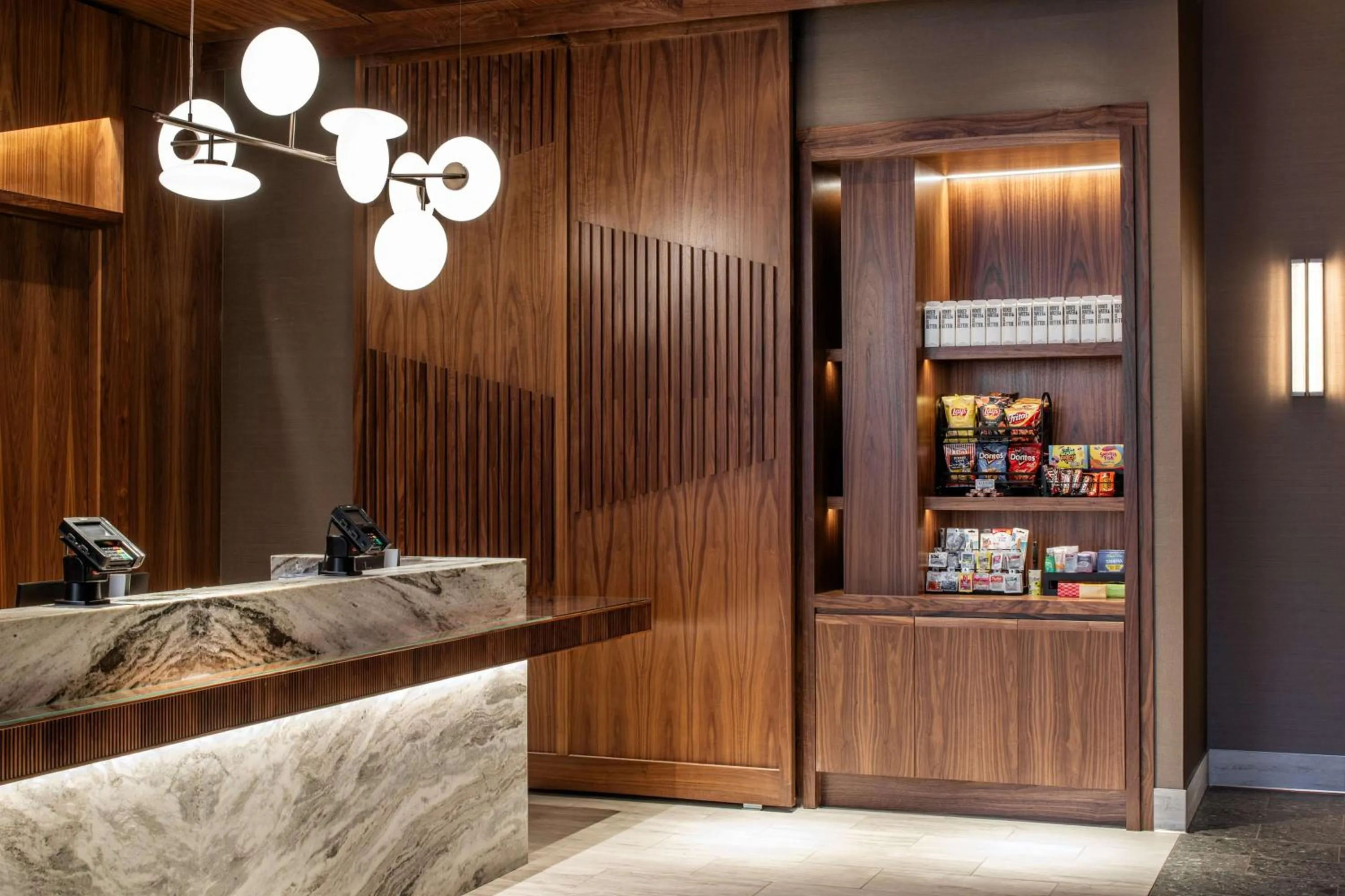 Lobby or reception in Hilton Vancouver Washington