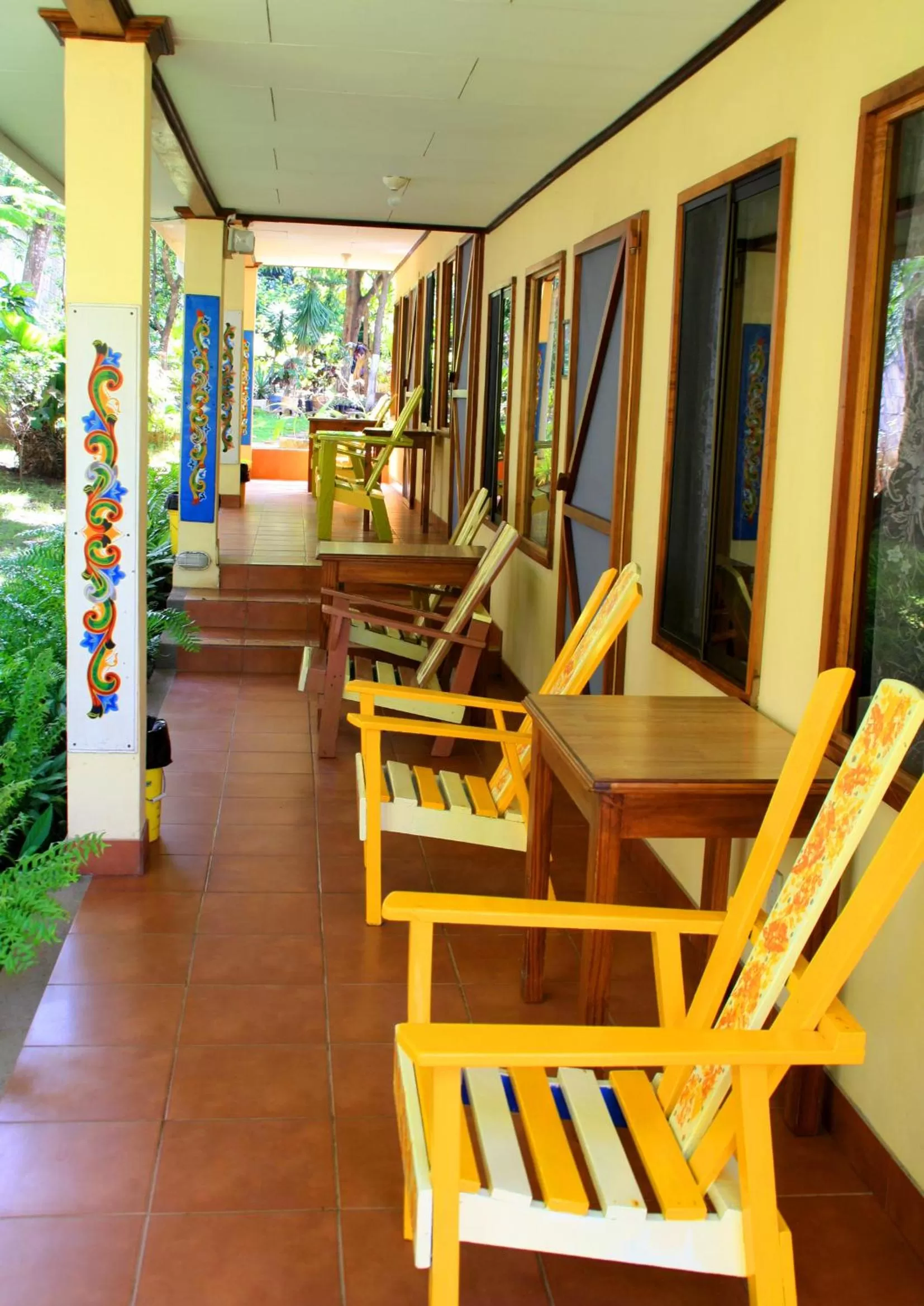 Patio in Hotel Marielos