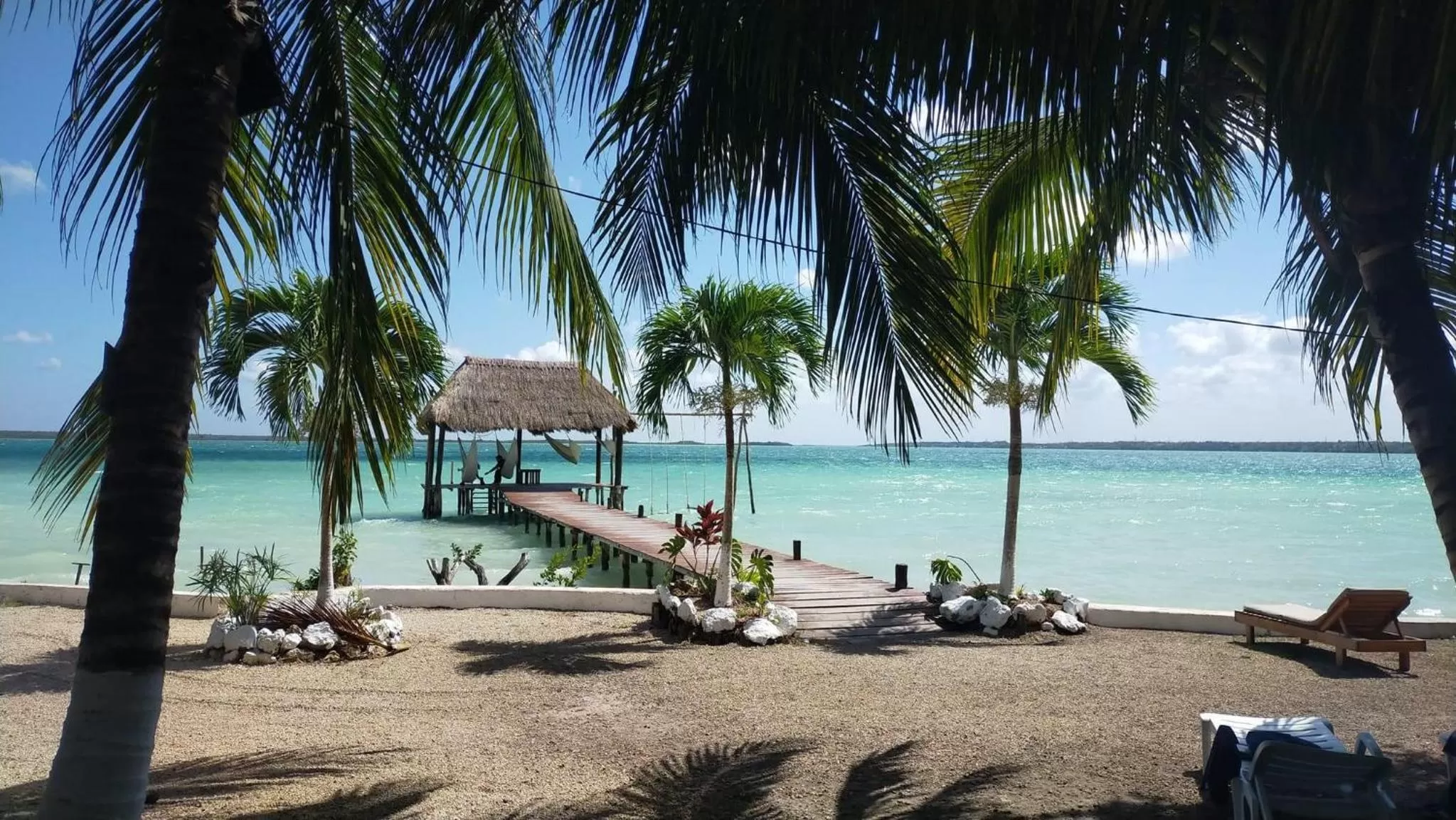 Beach in Hotel Wayak Bacalar
