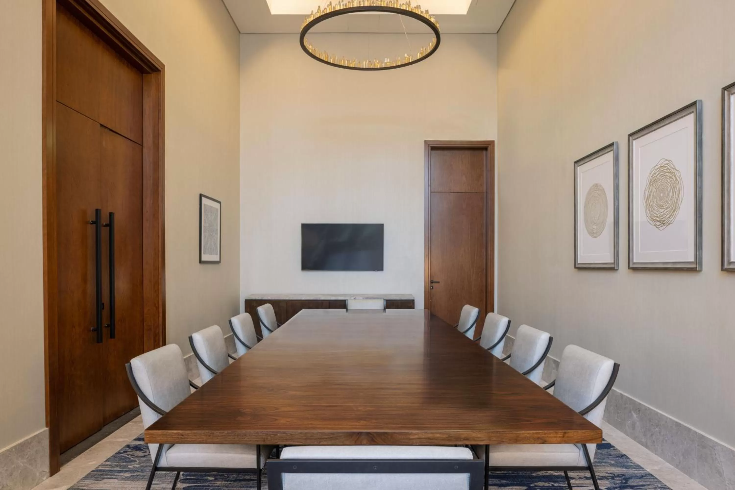 Meeting/conference room in Marriott Executive Apartments Kuwait City