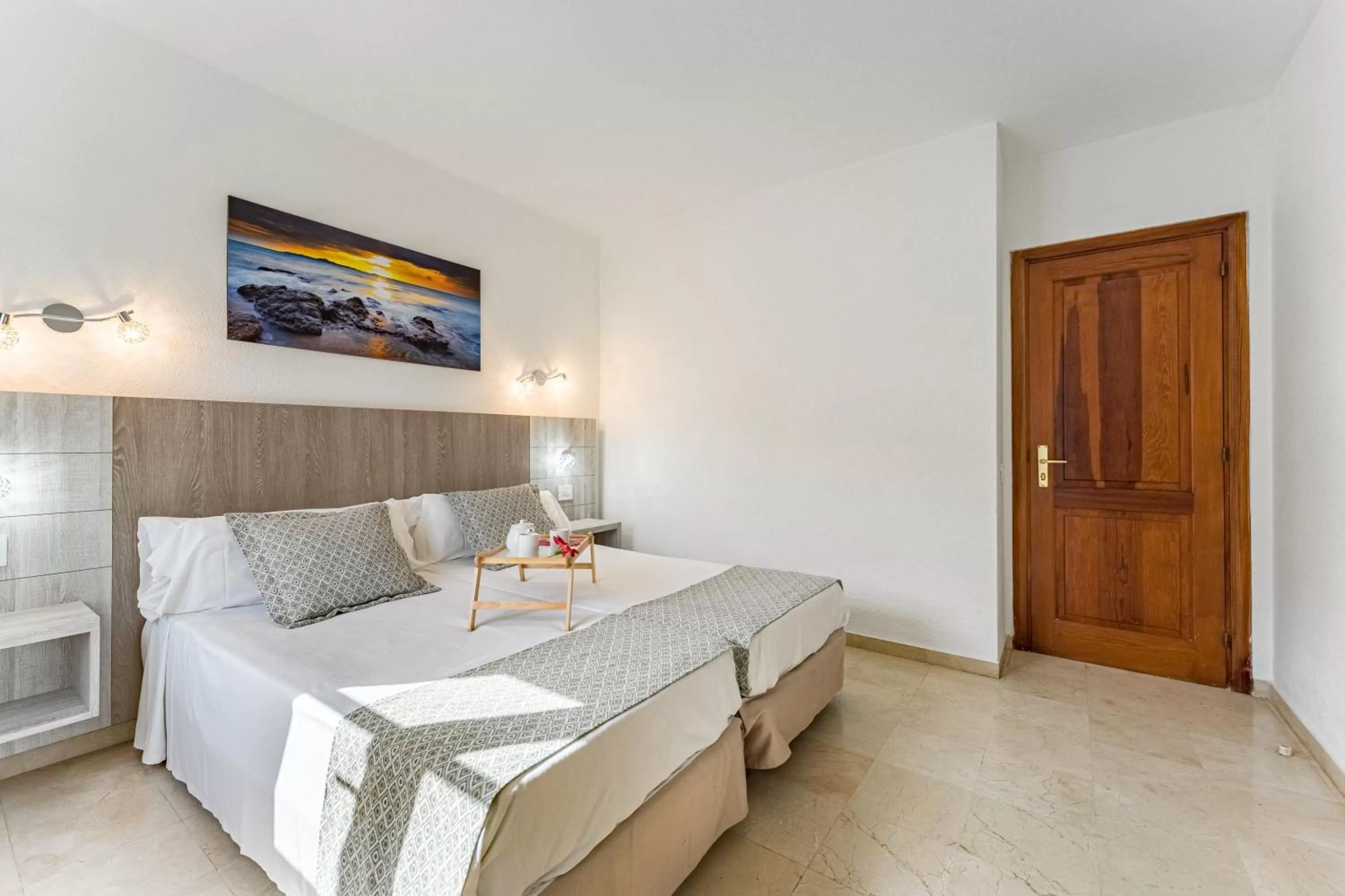 Bed in Klayman Olivina Aparthotel