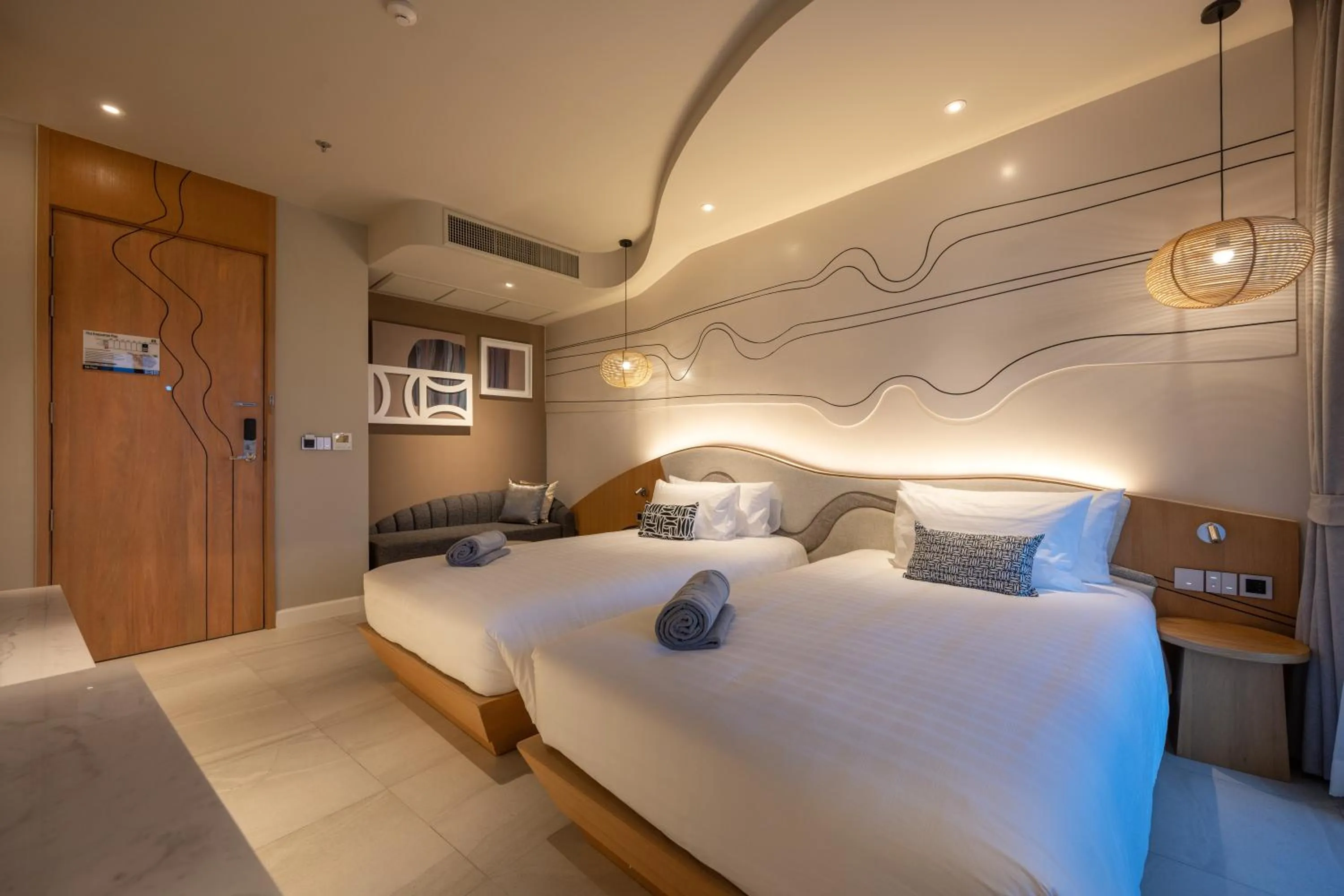 Bed in Metadee Concept Hotel