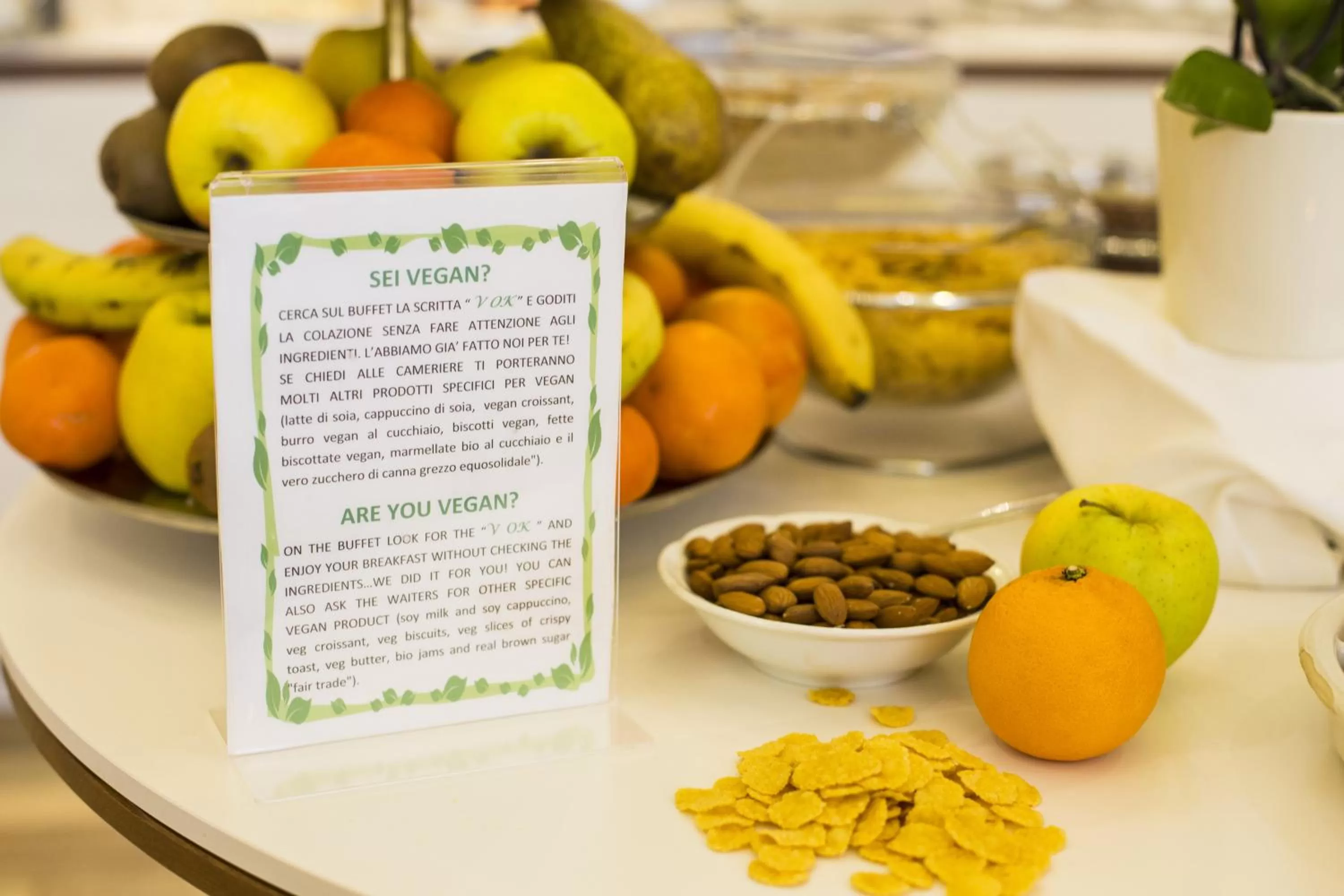 Breakfast in Hotel Italia